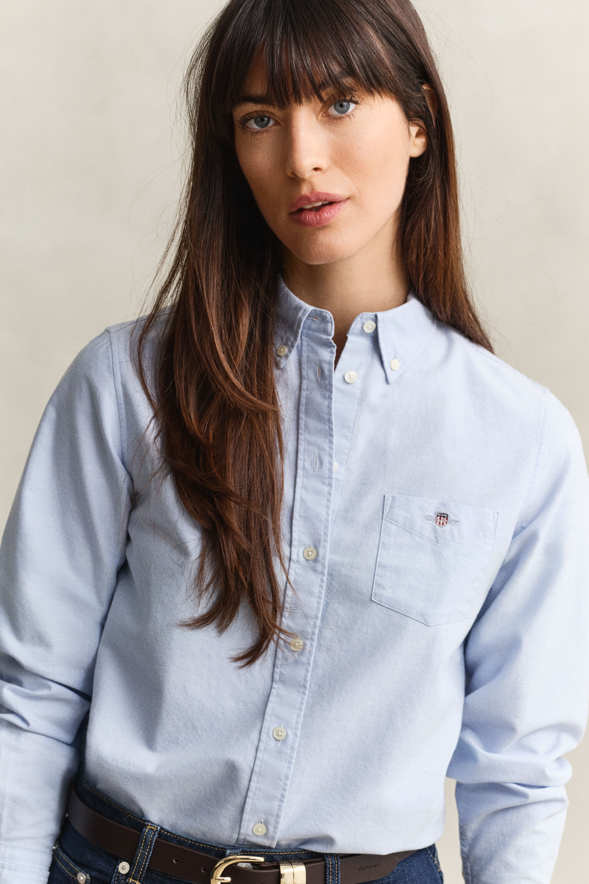 Classic Oxford-Bluse