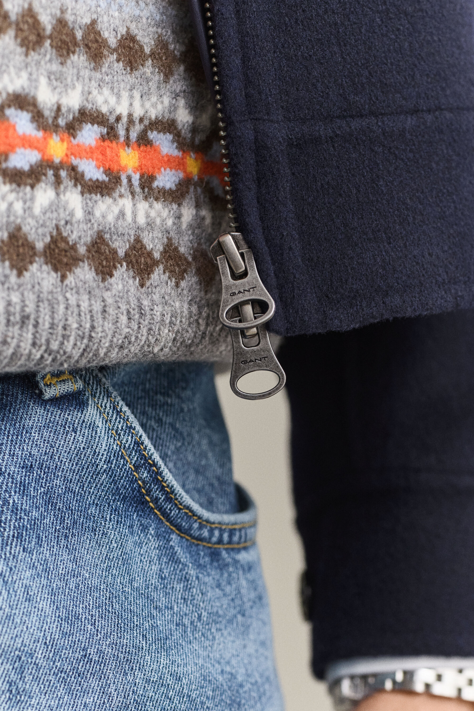 Handgenähte Jacke