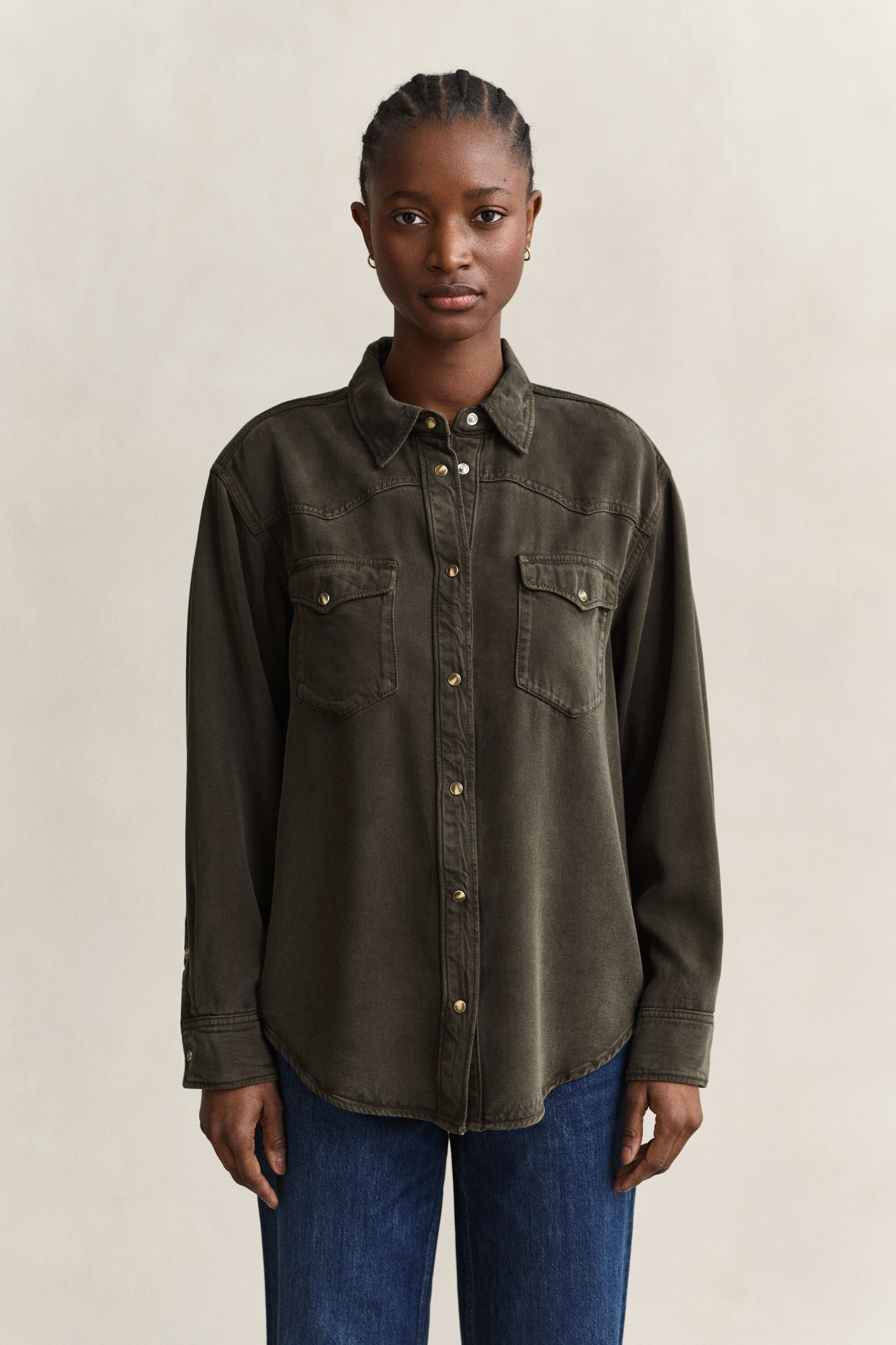 Ranger Bluse aus Denim-Twill