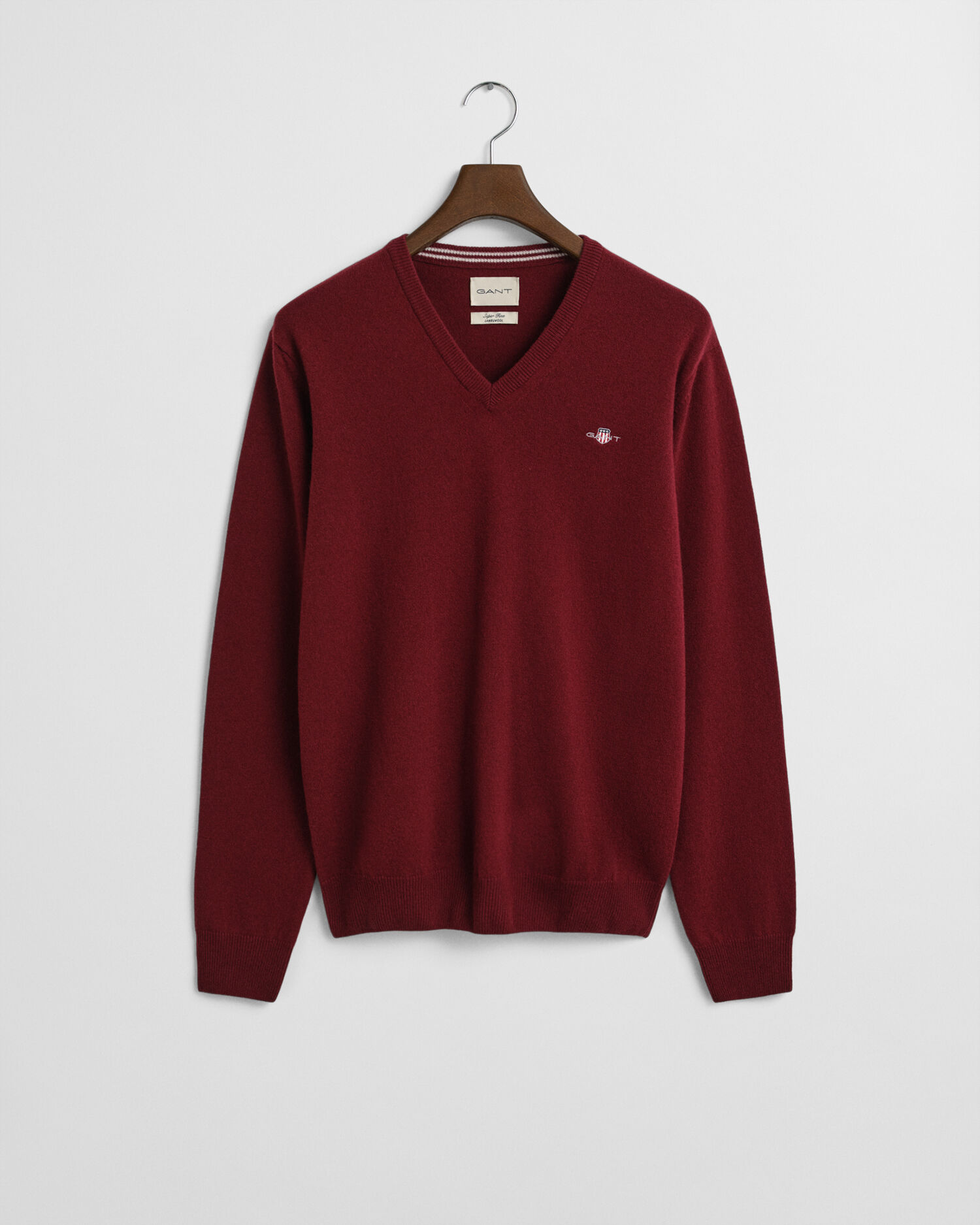 Superfine Lambswool V-Neck Pullover