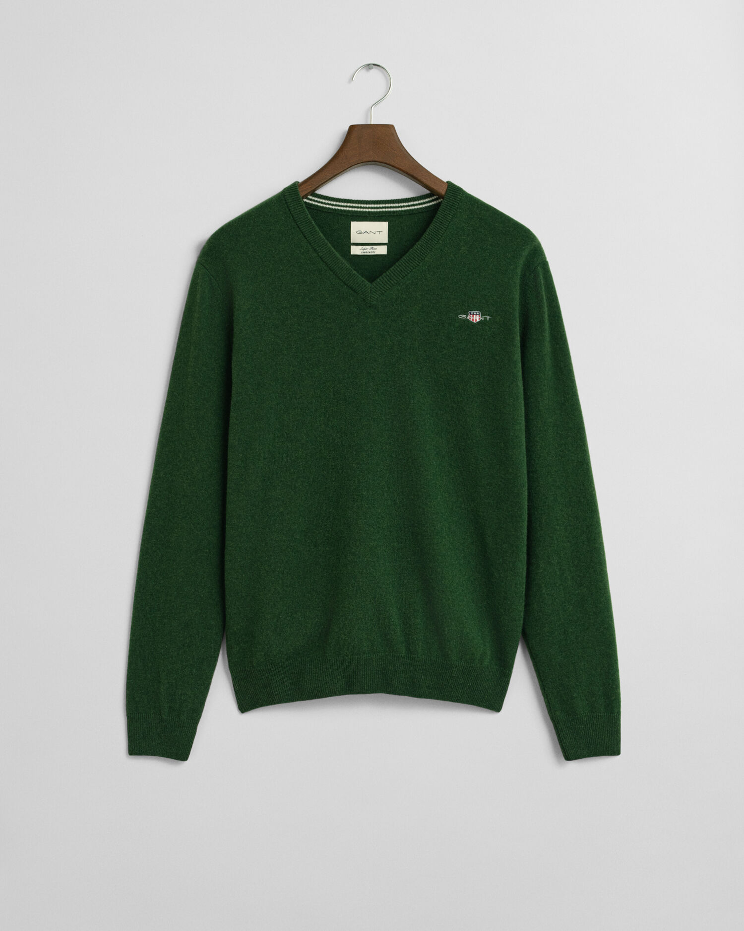 Superfine Lambswool V-Neck Pullover