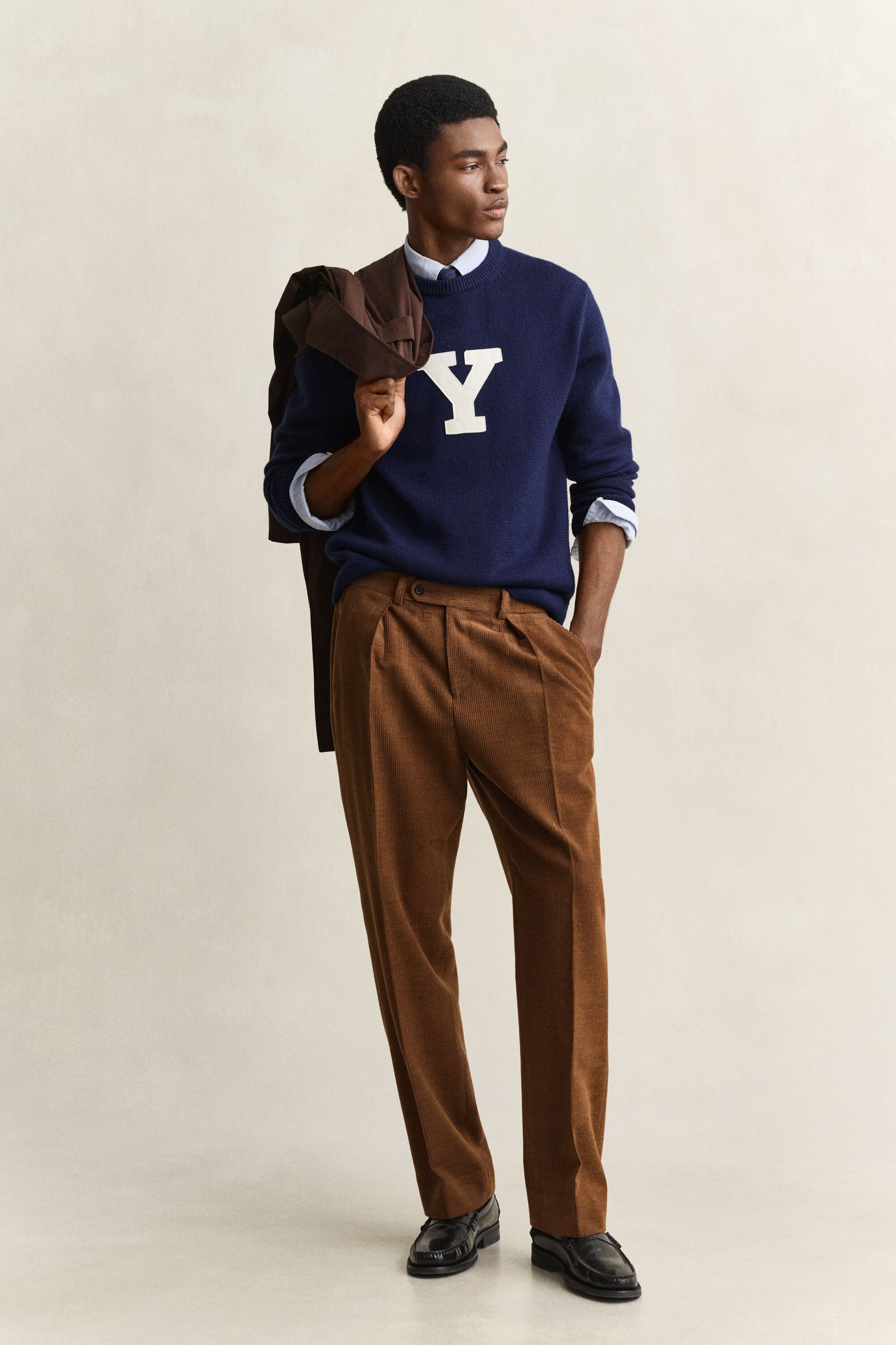 Gant x Yale Pullover aus Merinowolle