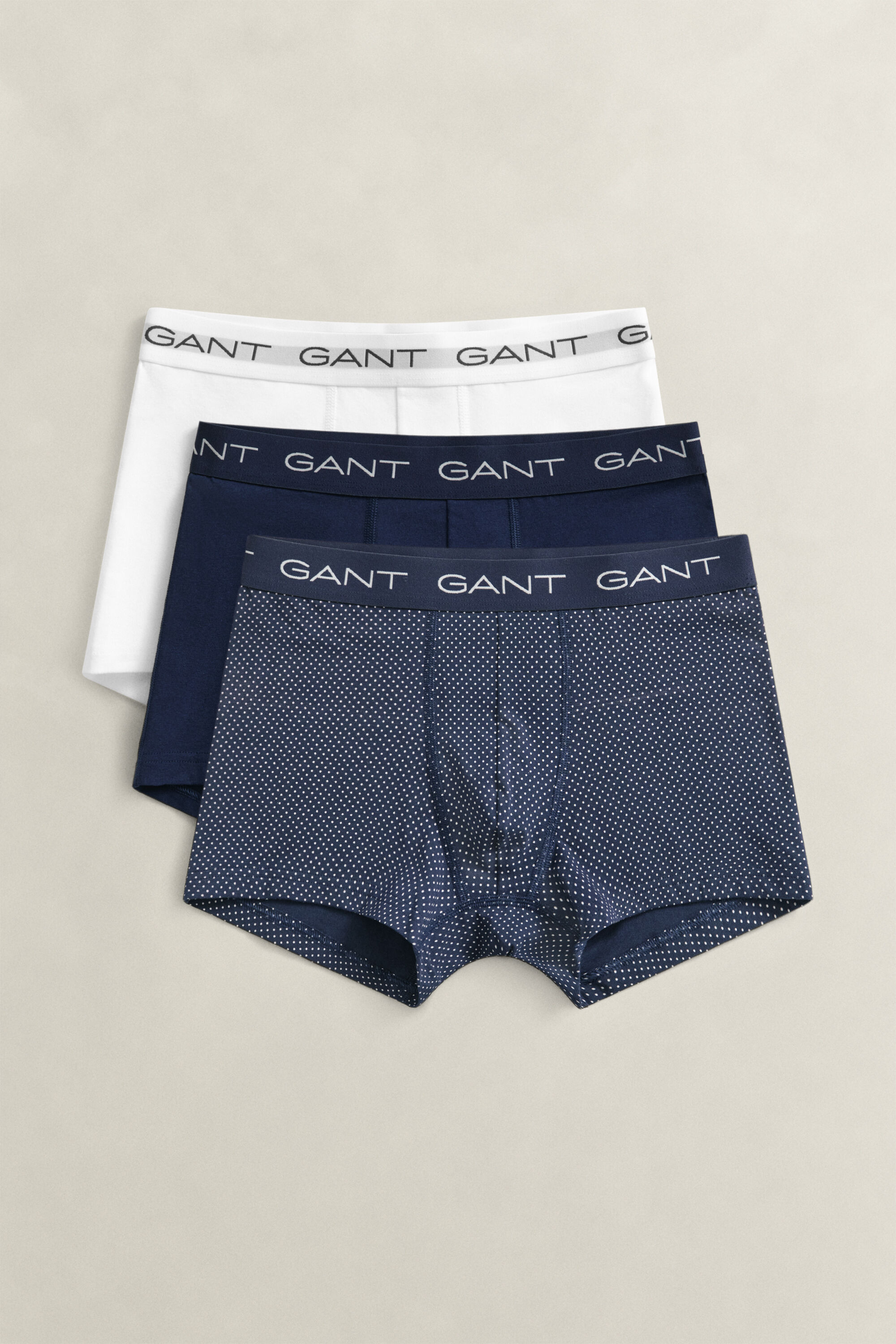 3er-Pack Boxershorts mit Punktmuster