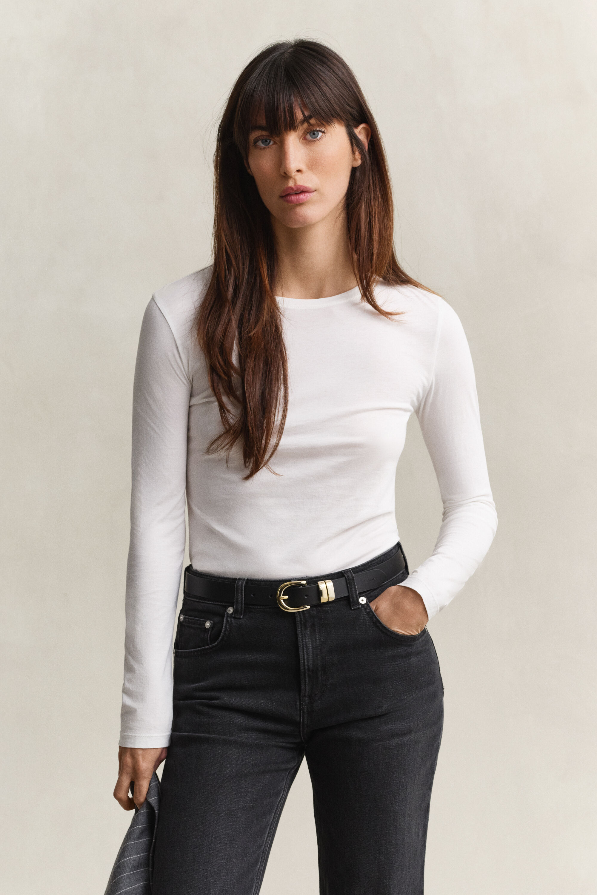 Leichtes Langarmshirt aus Baumwolle