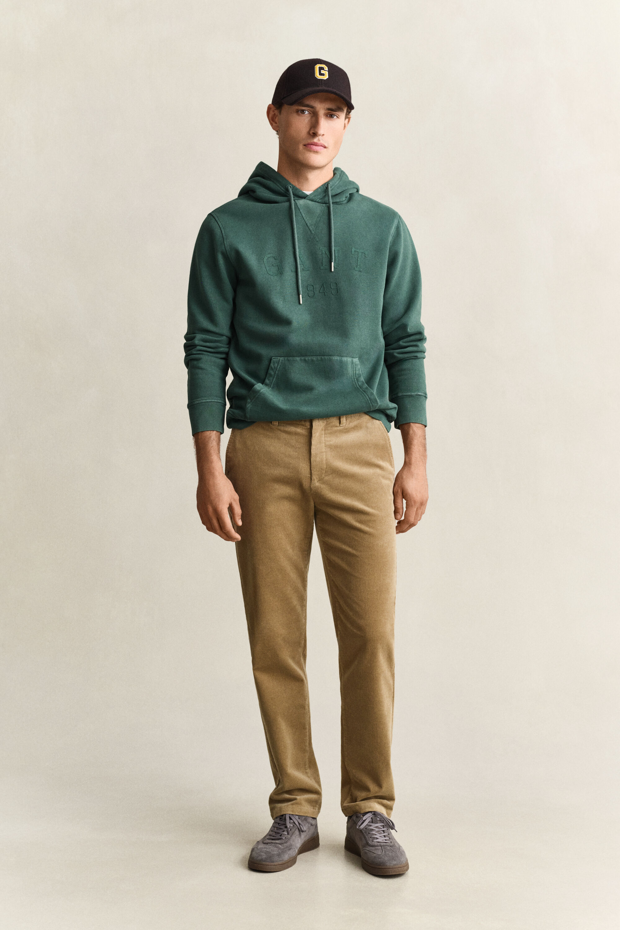 Regular Fit Cord Chinohose