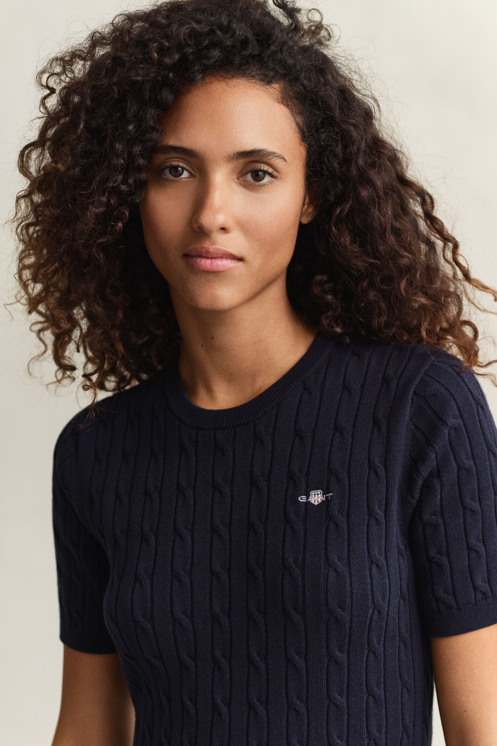 Zopfstrick Kleid aus Baumwolle