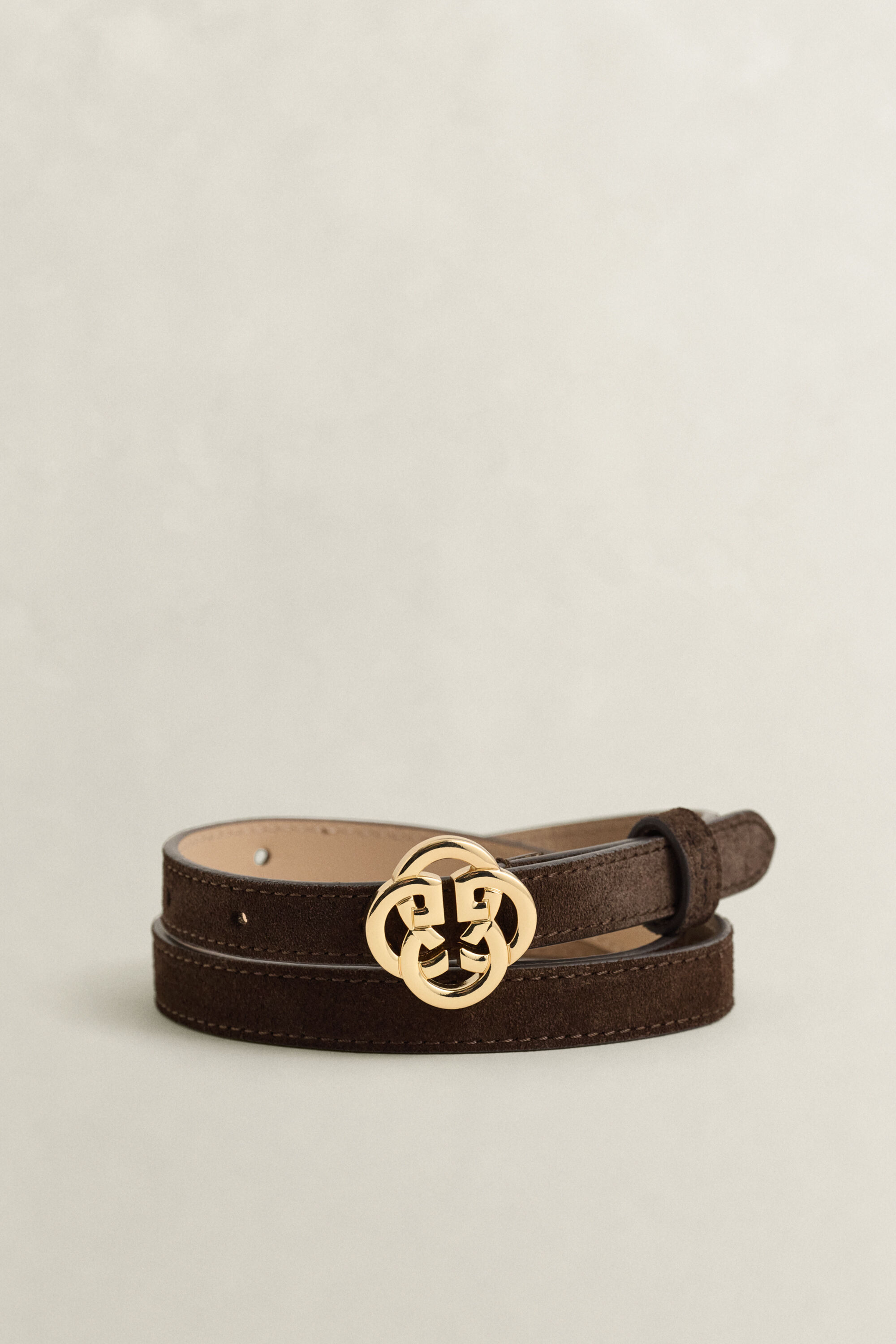 Monogram Gürtel aus Veloursleder
