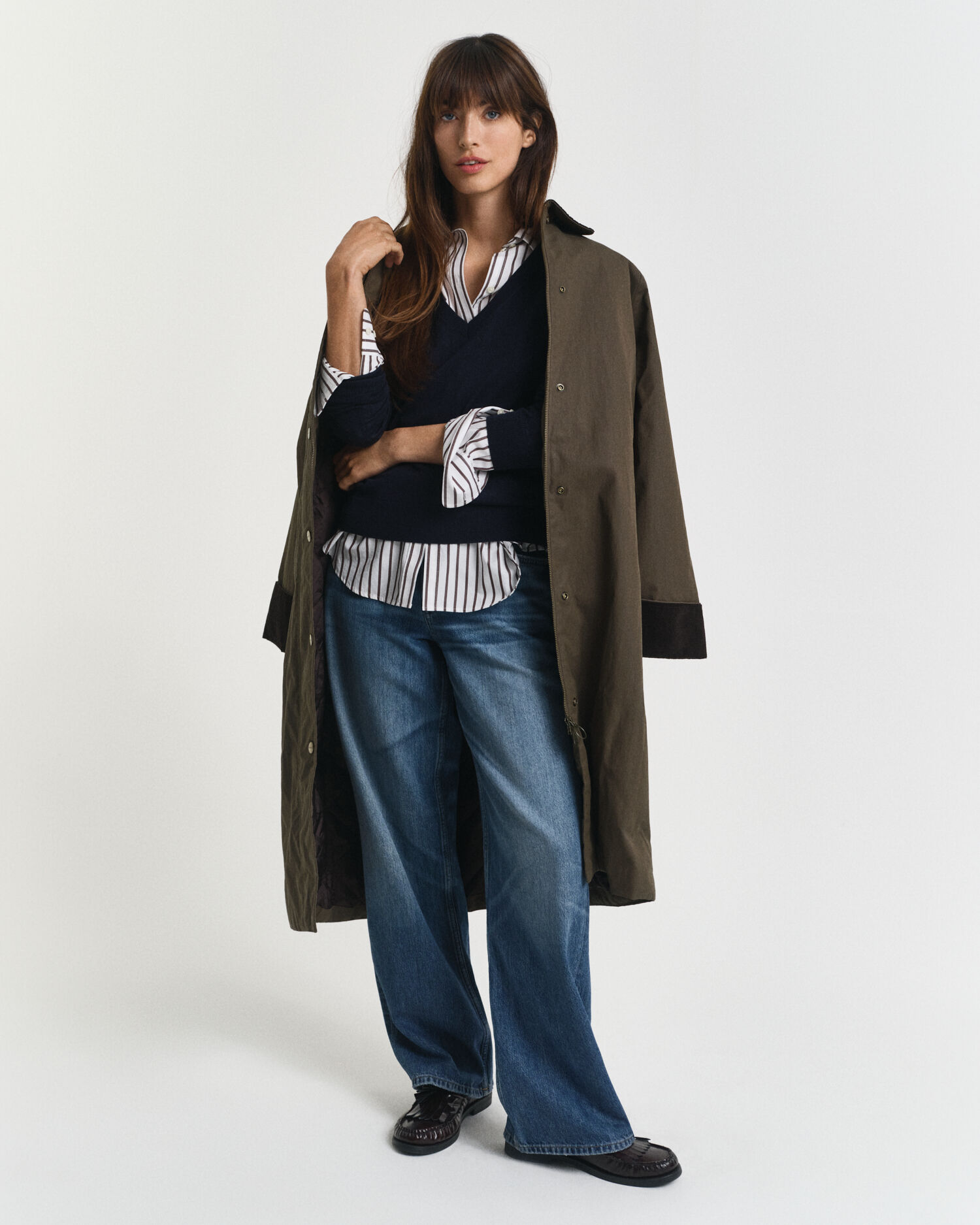 V-Neck Pullover aus extra feiner Merinowolle