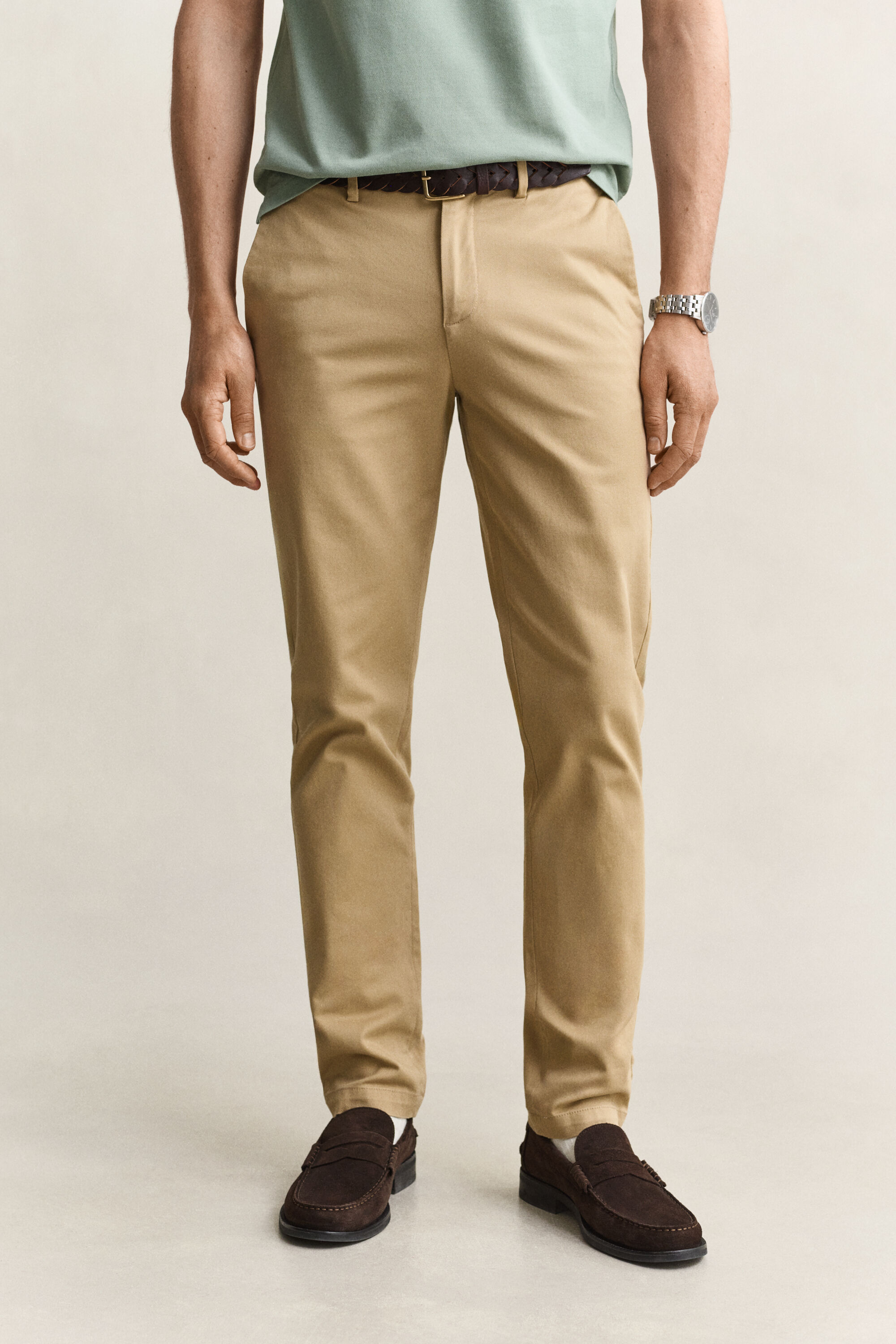Elegante Slim Fit Chinohose
