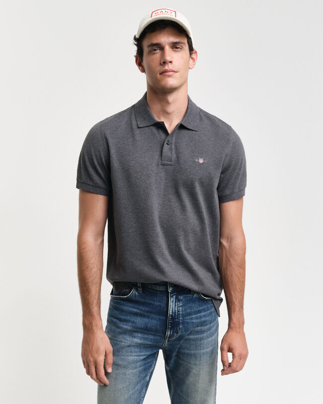 Regular Fit Shield Piqu&eacute; Poloshirt