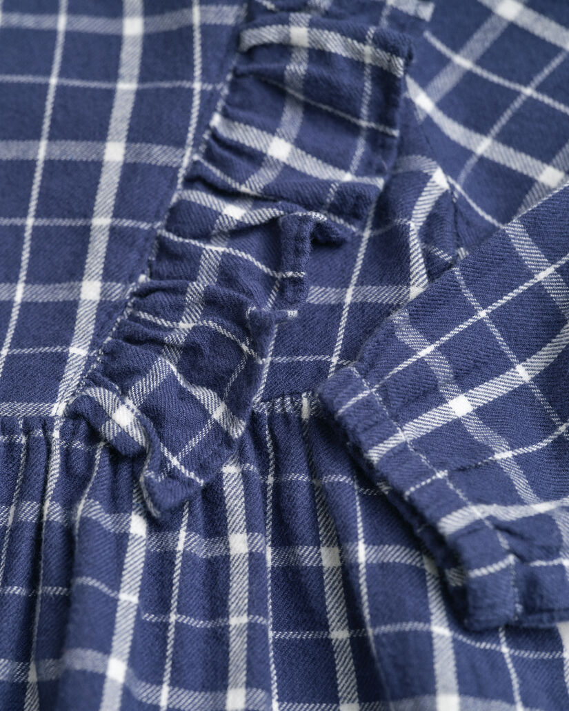 Baby Girls Flanell R&uuml;schenkleid mit Karomuster