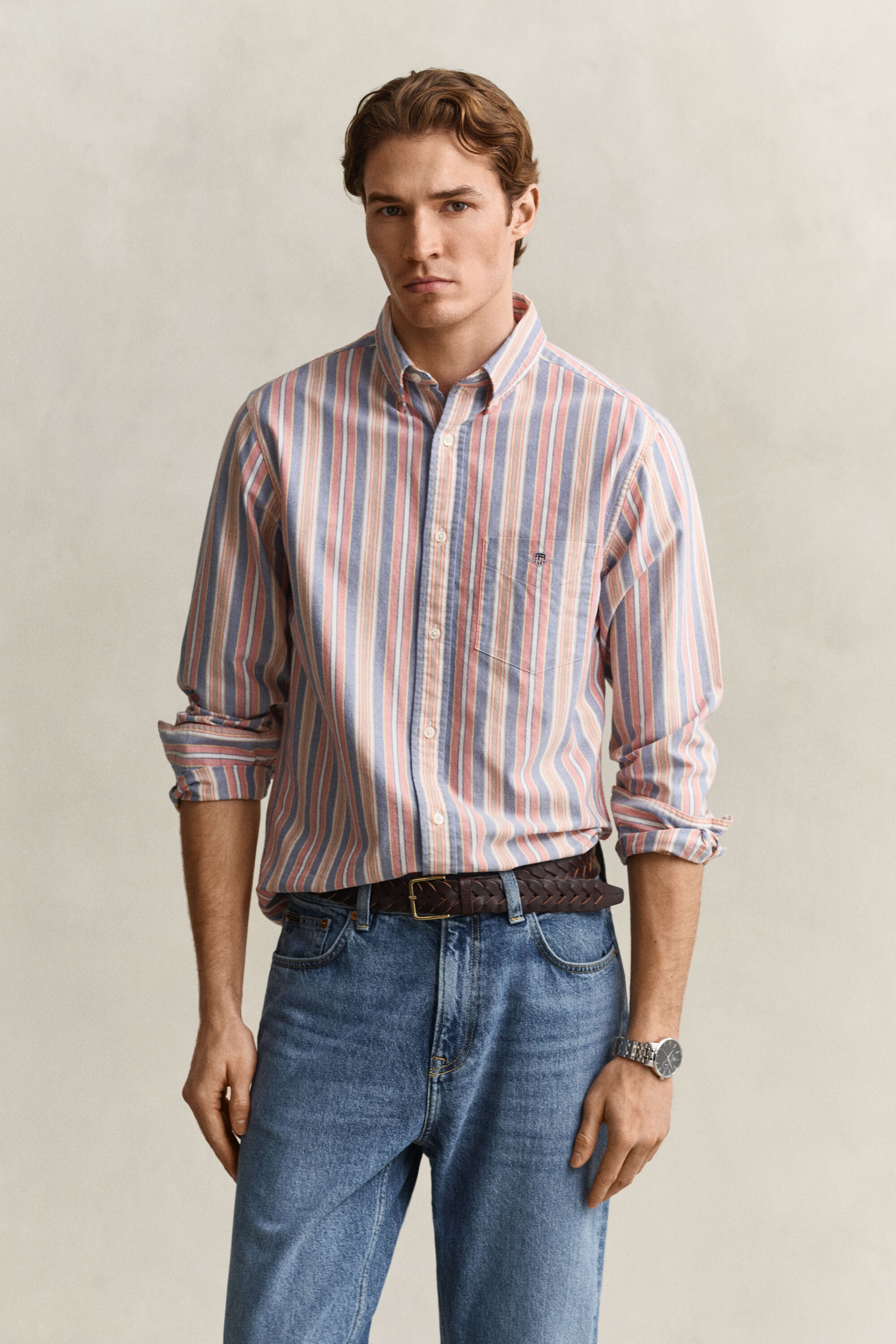 Classic Oxford-Hemd mit Streifen