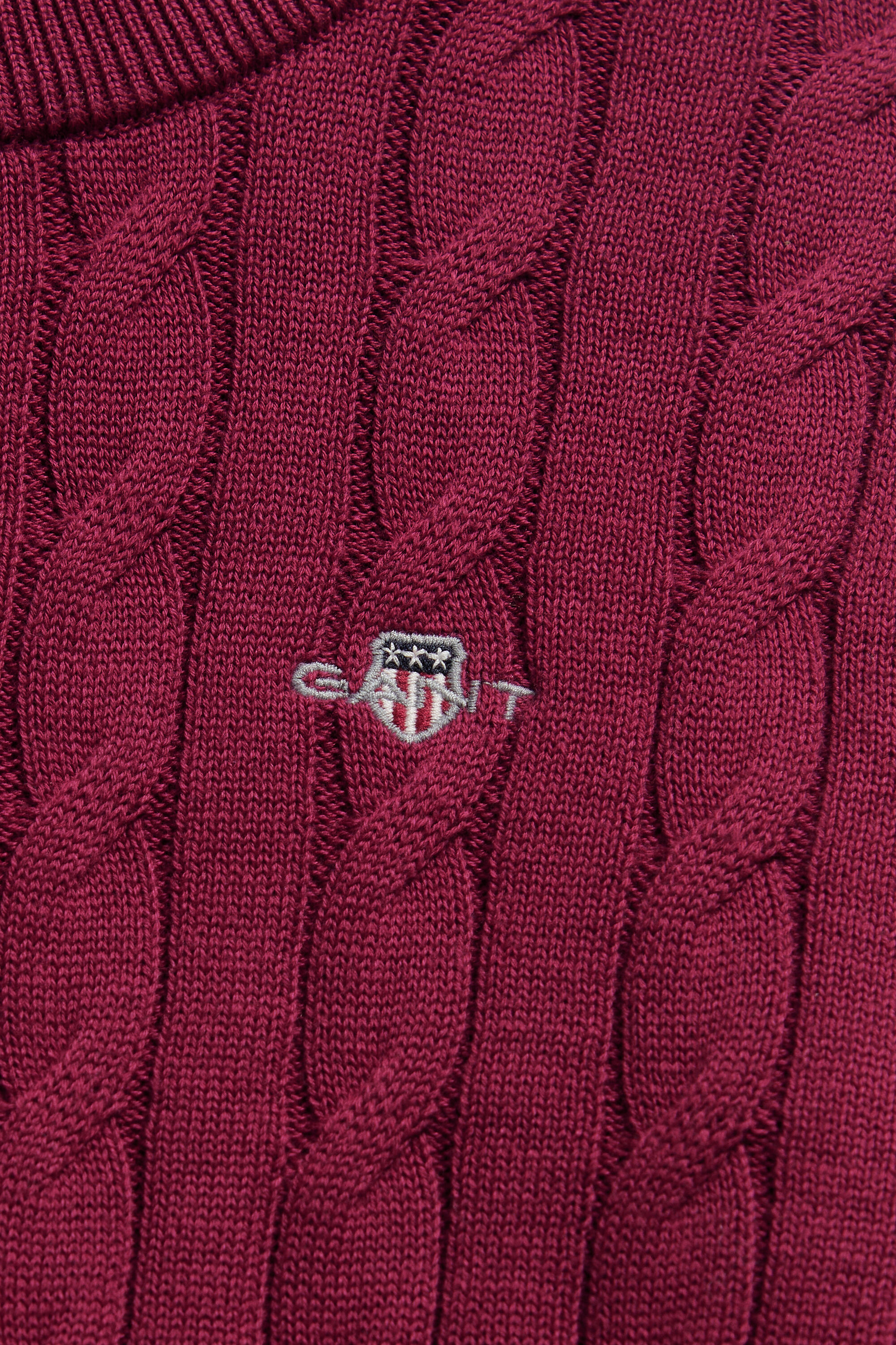 Girls Shield Pullover mit Zopfstrickmuster