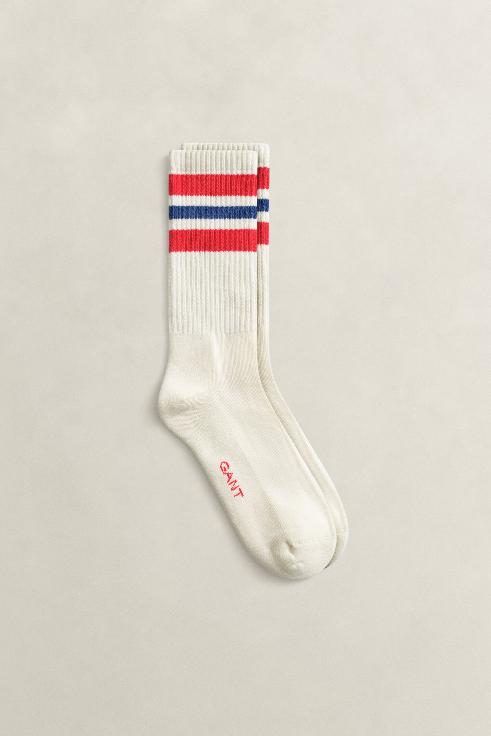 Gestreifte Sportsocken
