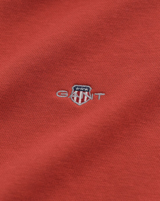 Shield Sweatshirt mit halblangem Rei&szlig;verschluss