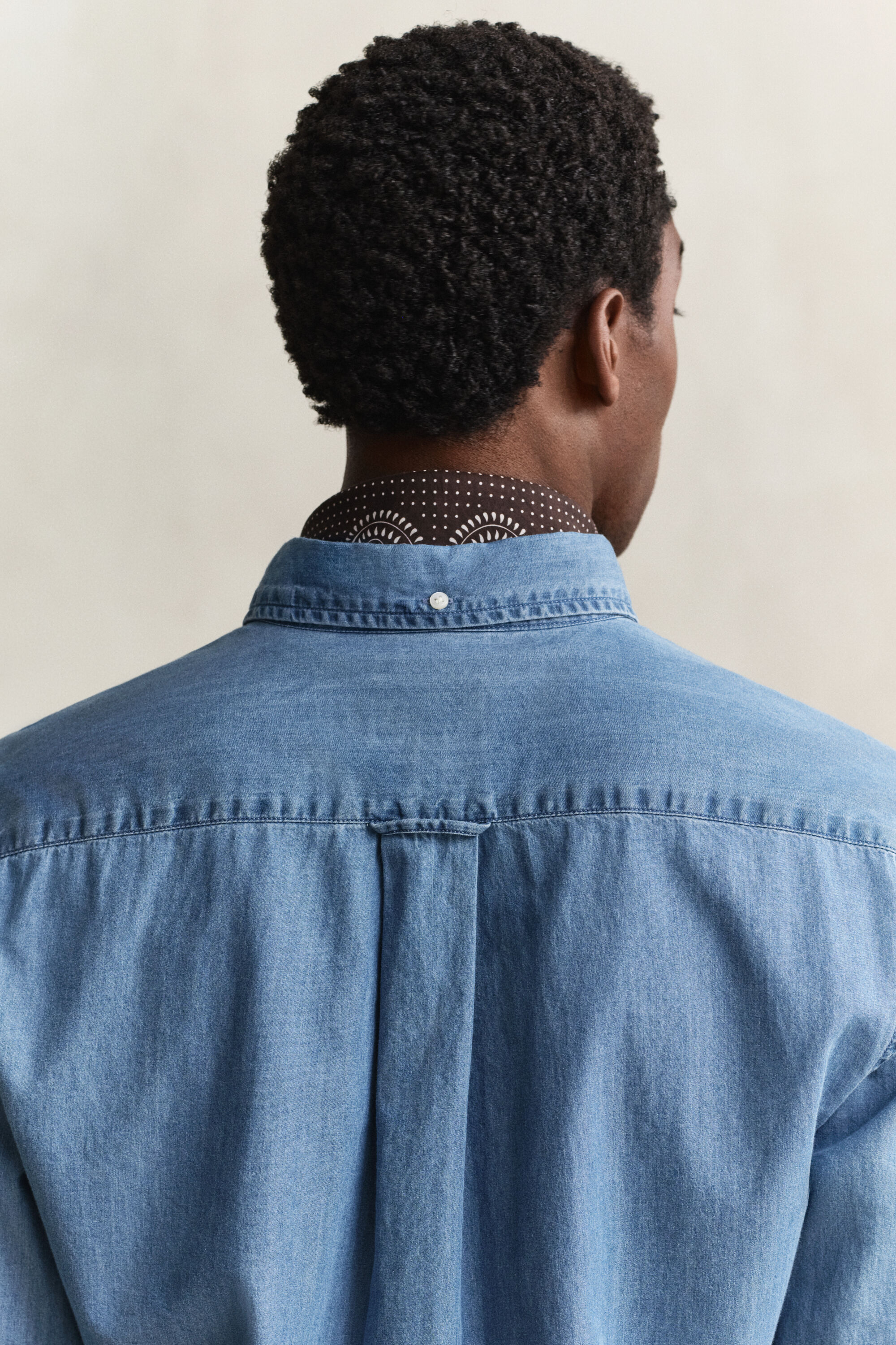 Regular Fit Indigo Hemd