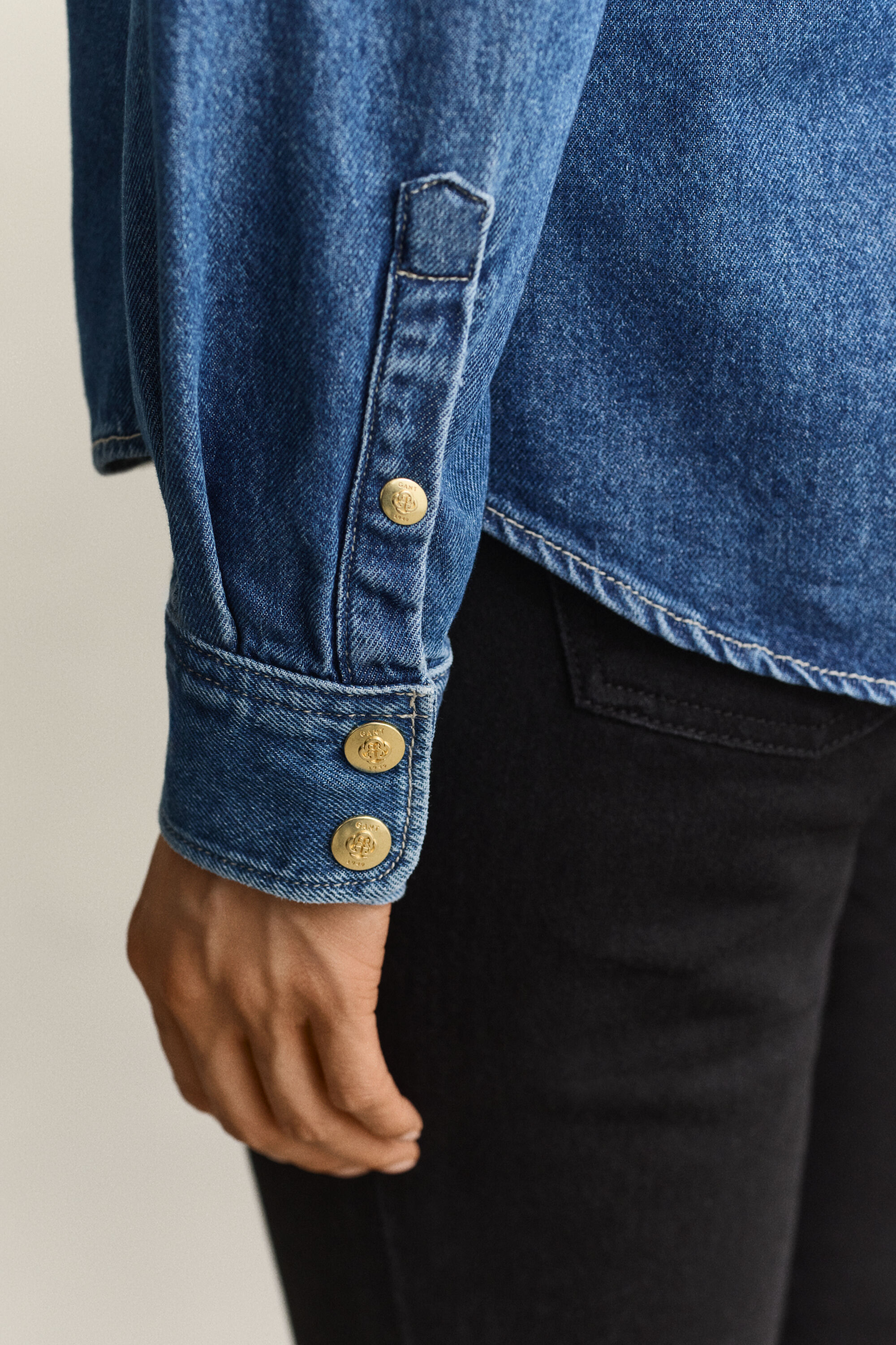 Jeansbluse