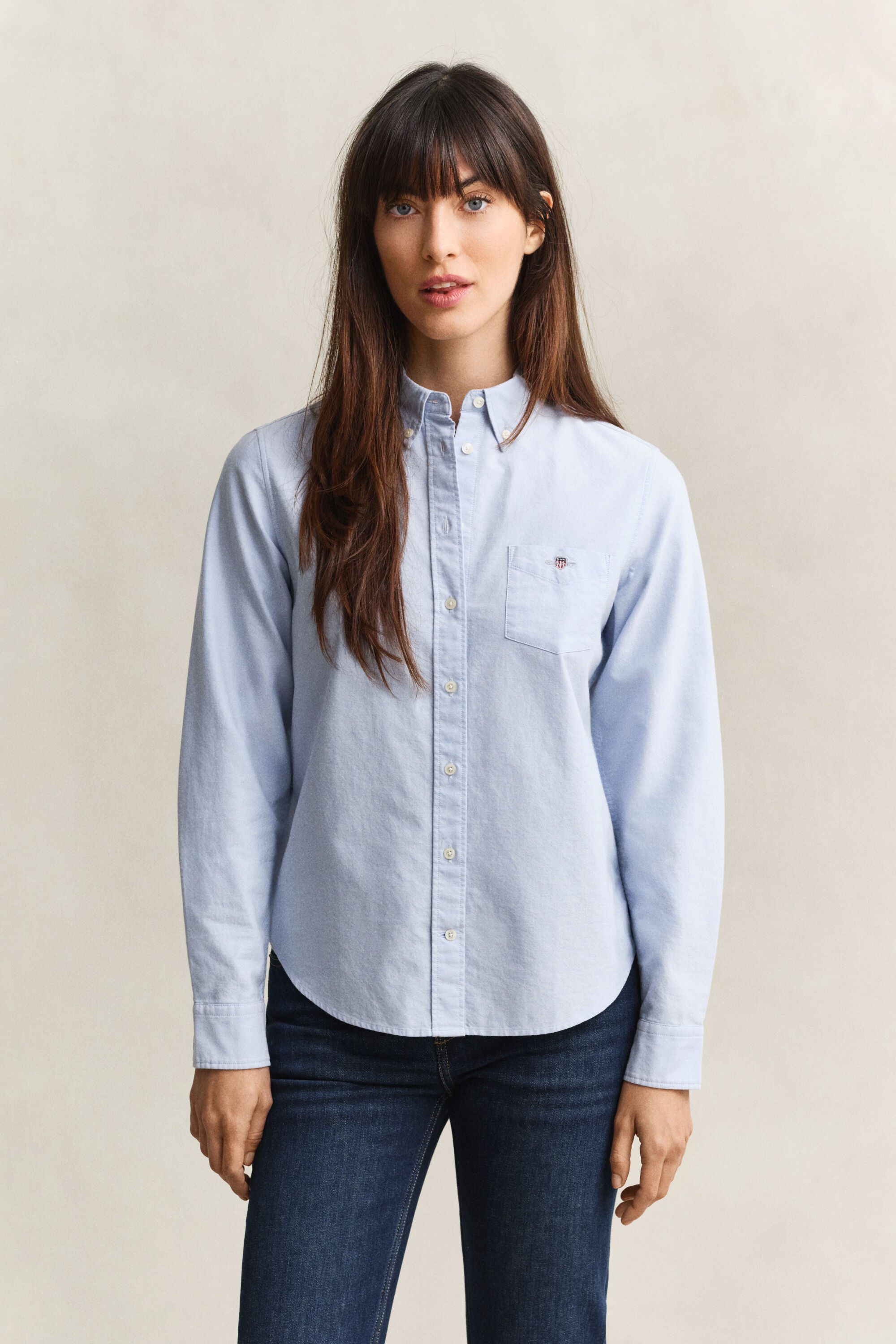 Classic Oxford-Bluse
