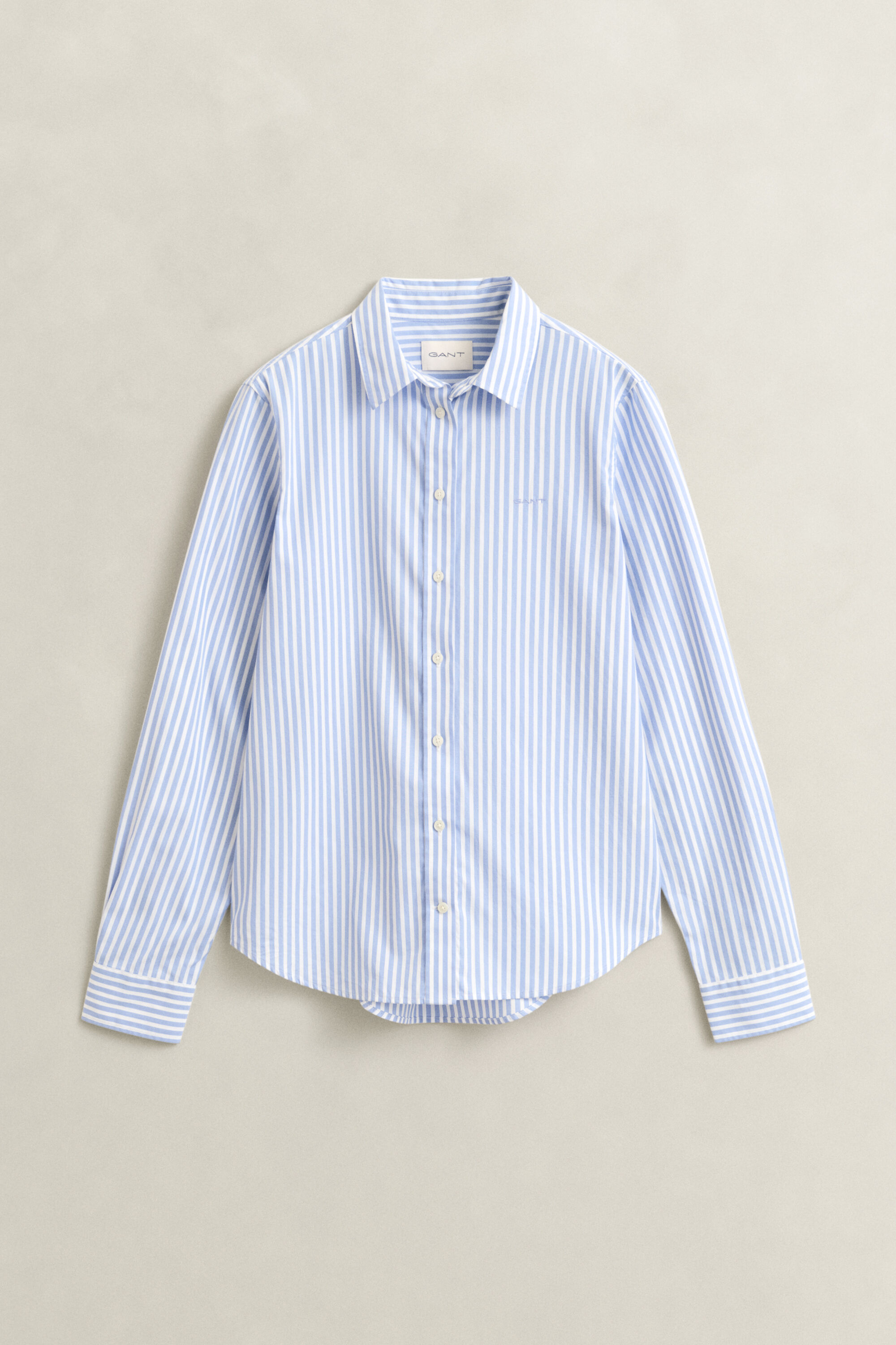 Regular Fit Classic Popeline-Bluse mit Streifen