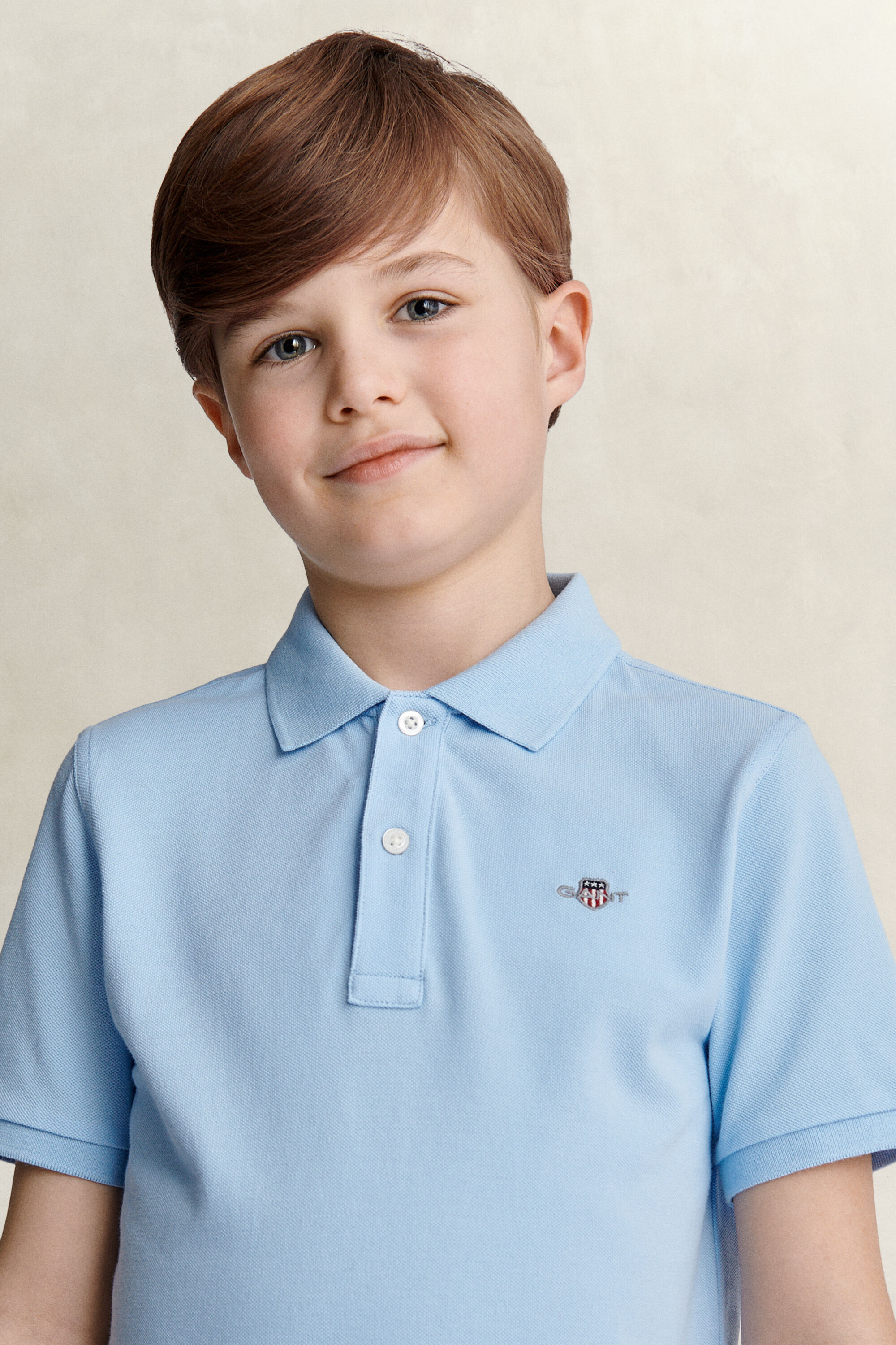 Teen Boys Shield Polopullover