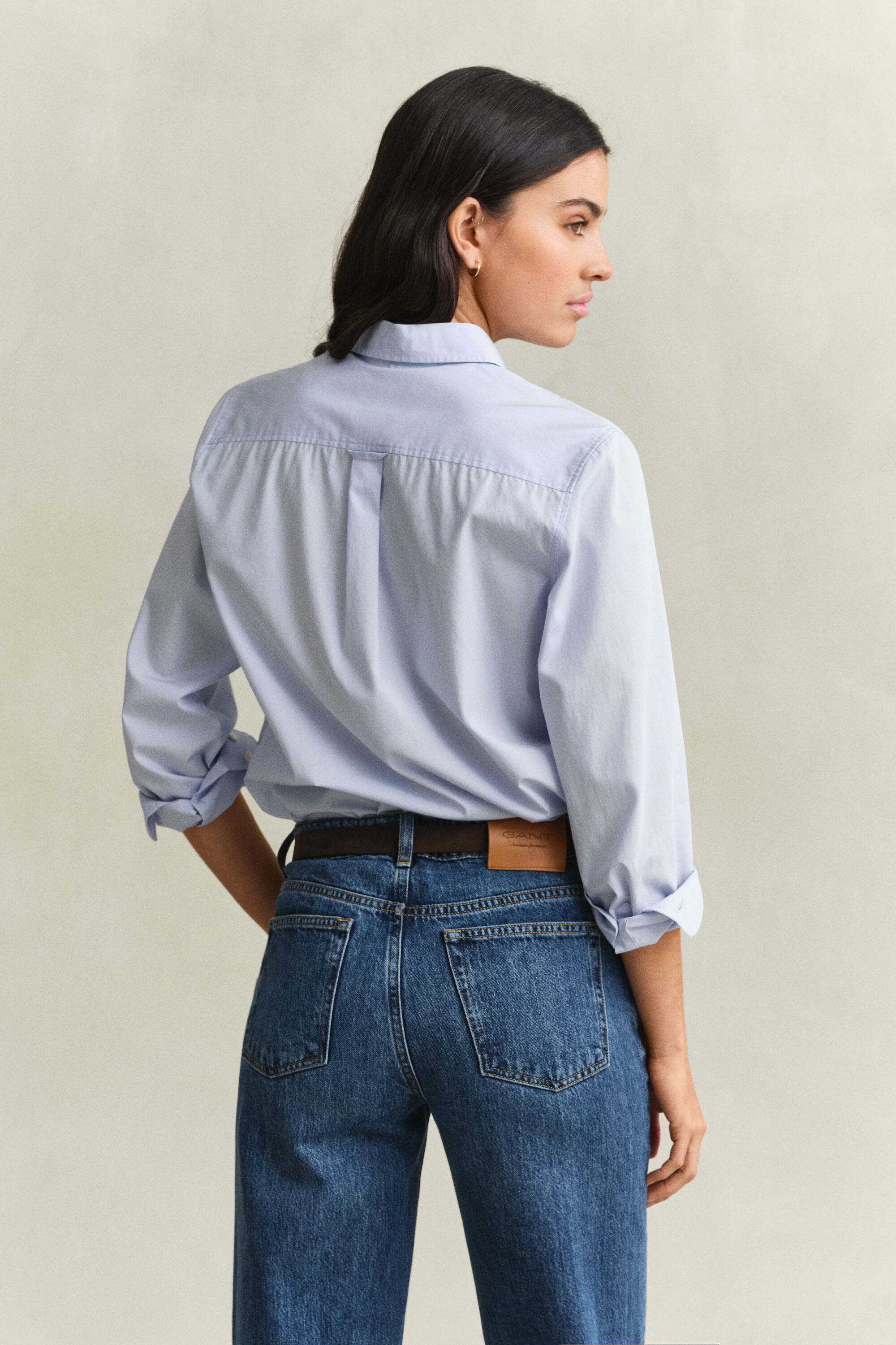 Regular Fit Classic Popeline Bluse