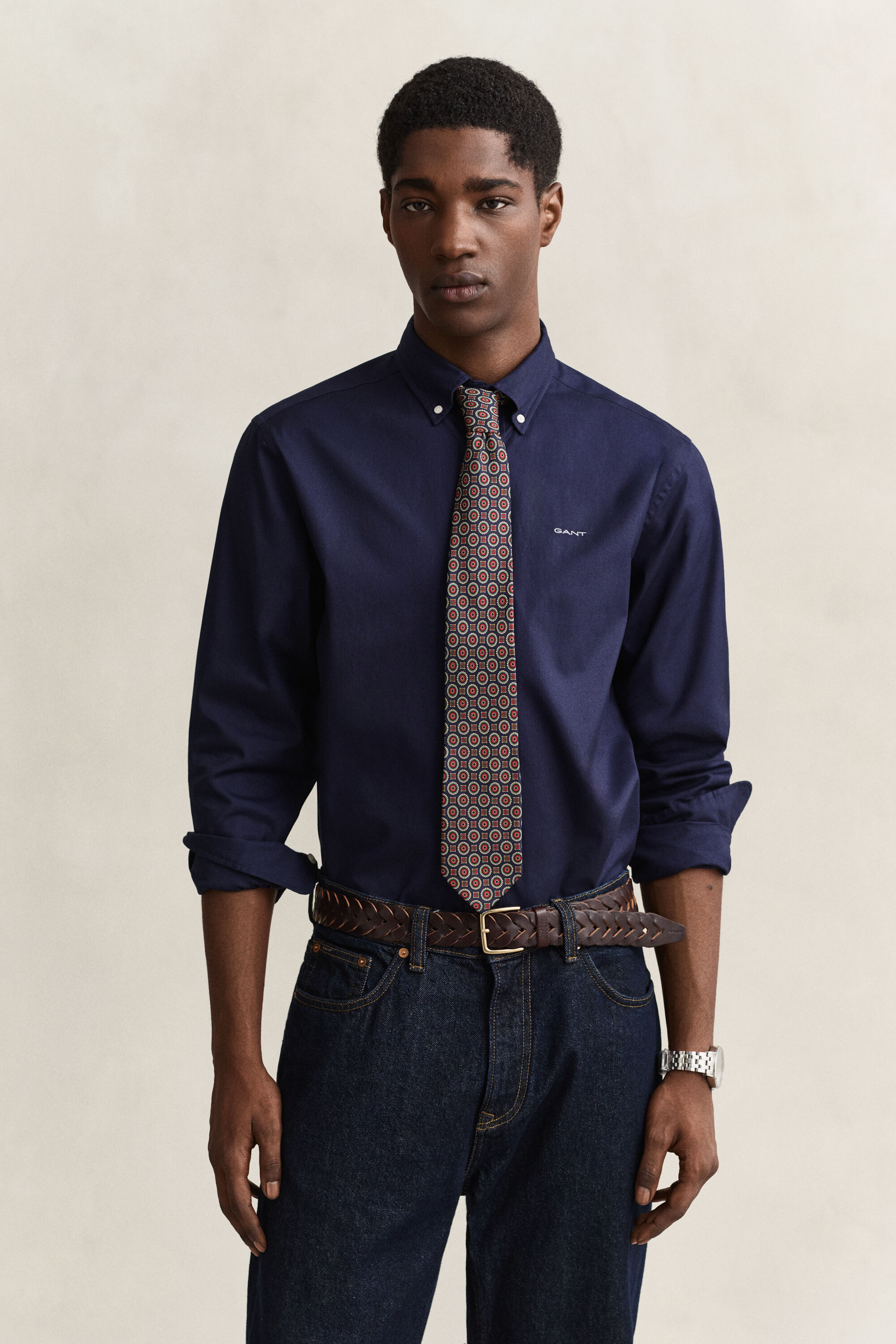 Regular Fit Pinpoint Oxford-Hemd