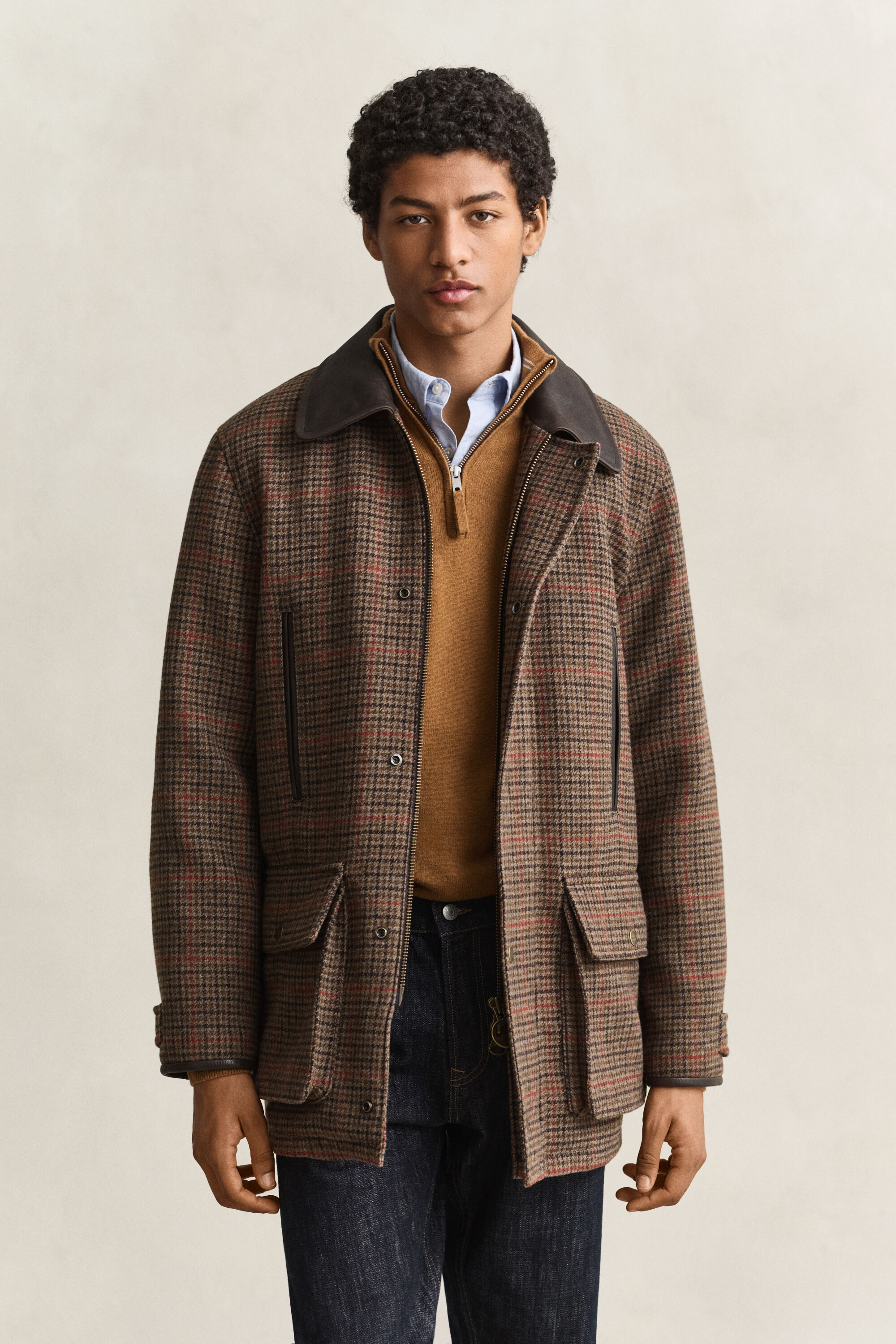 Decker Jacket aus englischem Tweed