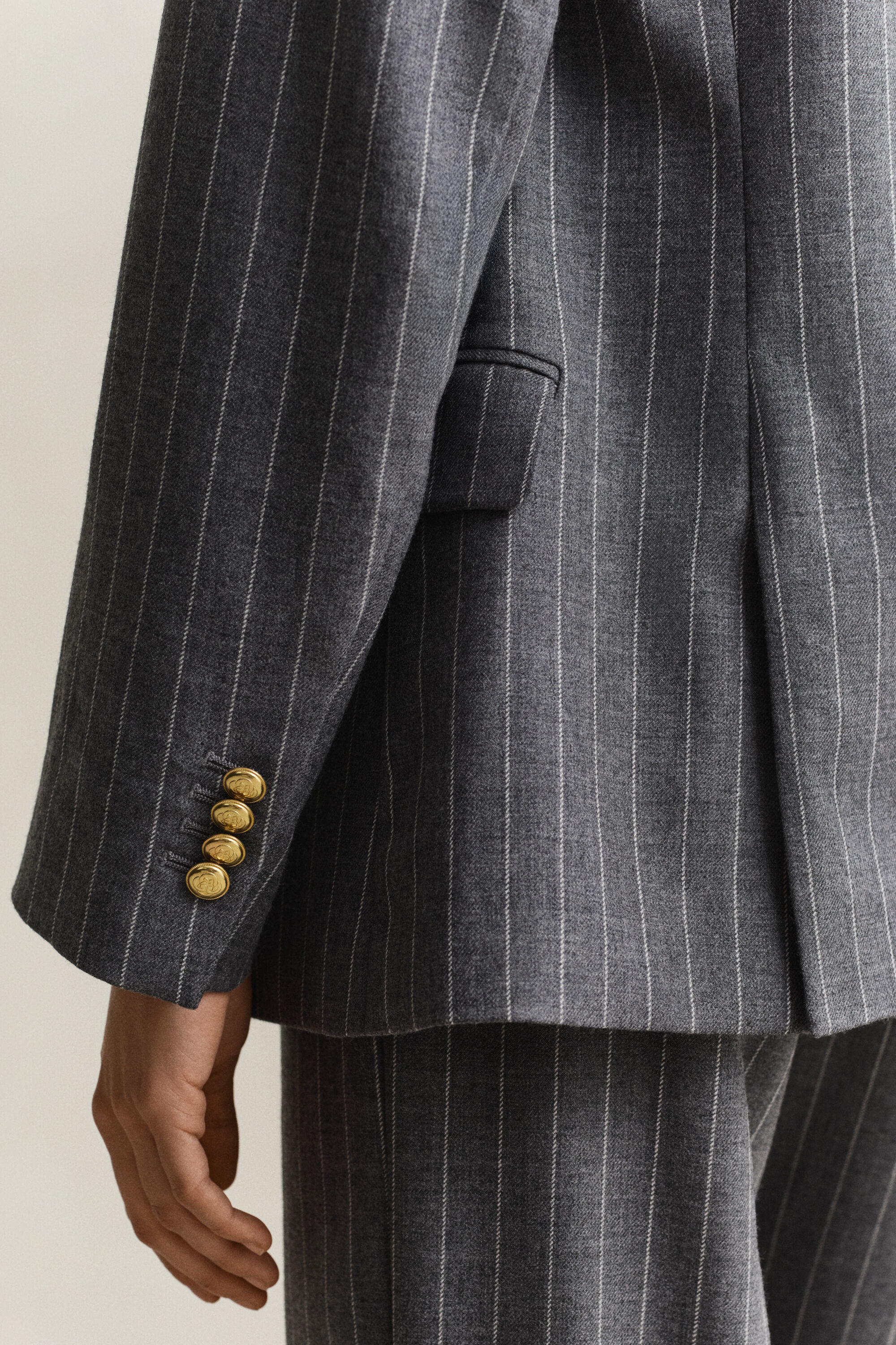 Pinstripe Club Blazer