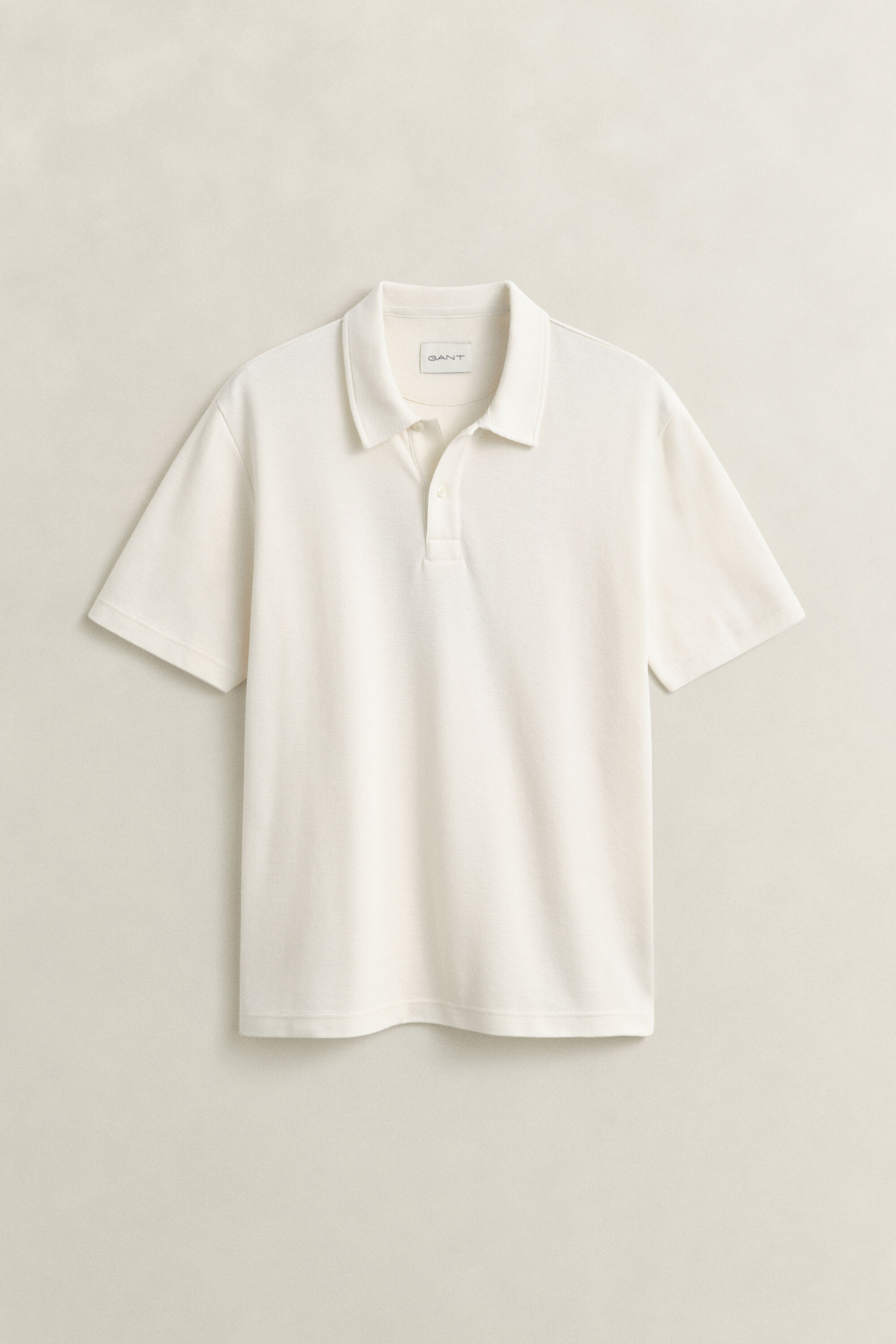 Poloshirt mit Waffelstruktur