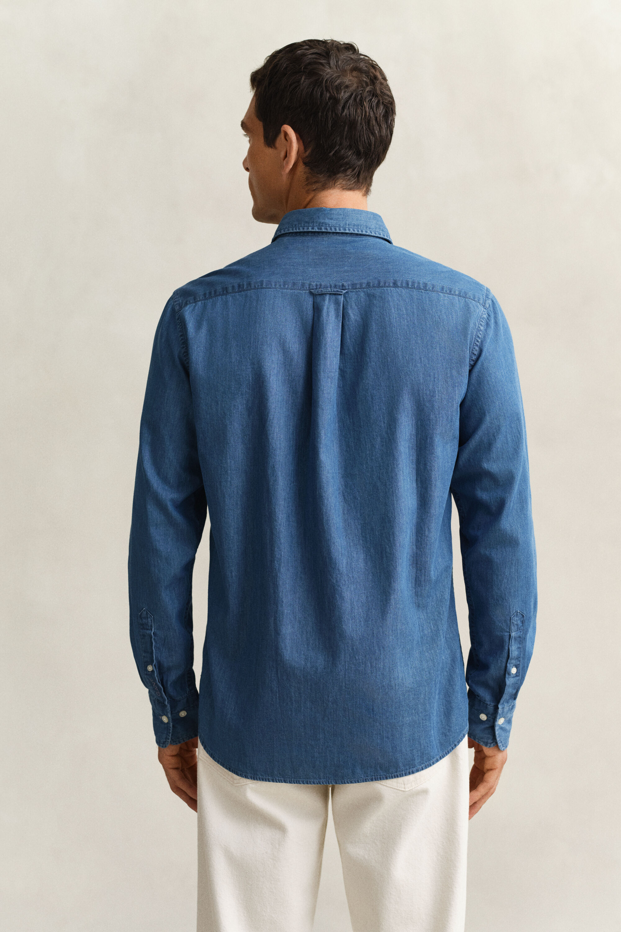 Indigo Twill-Hemd