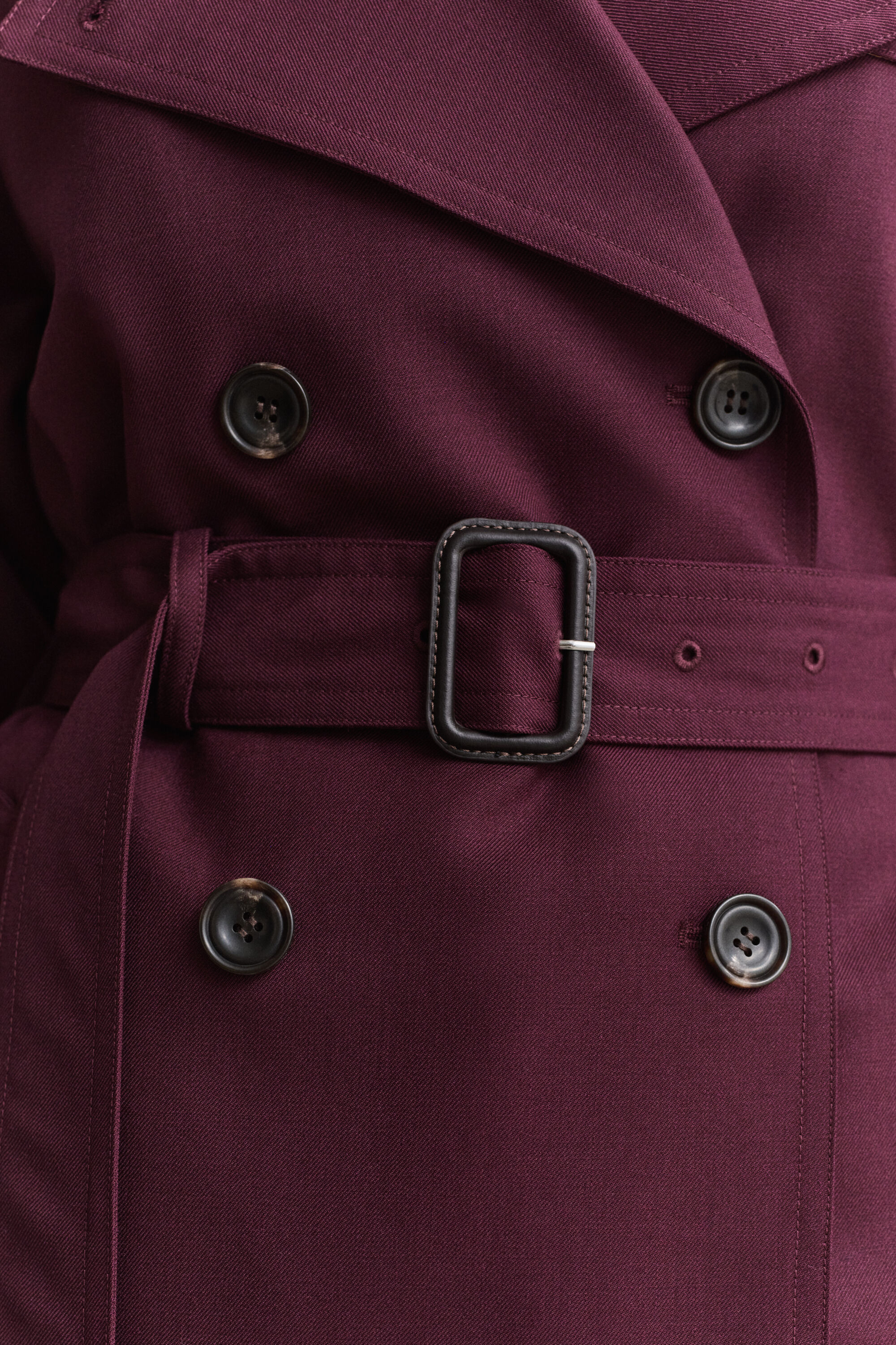 Trenchcoat aus Wollgemisch