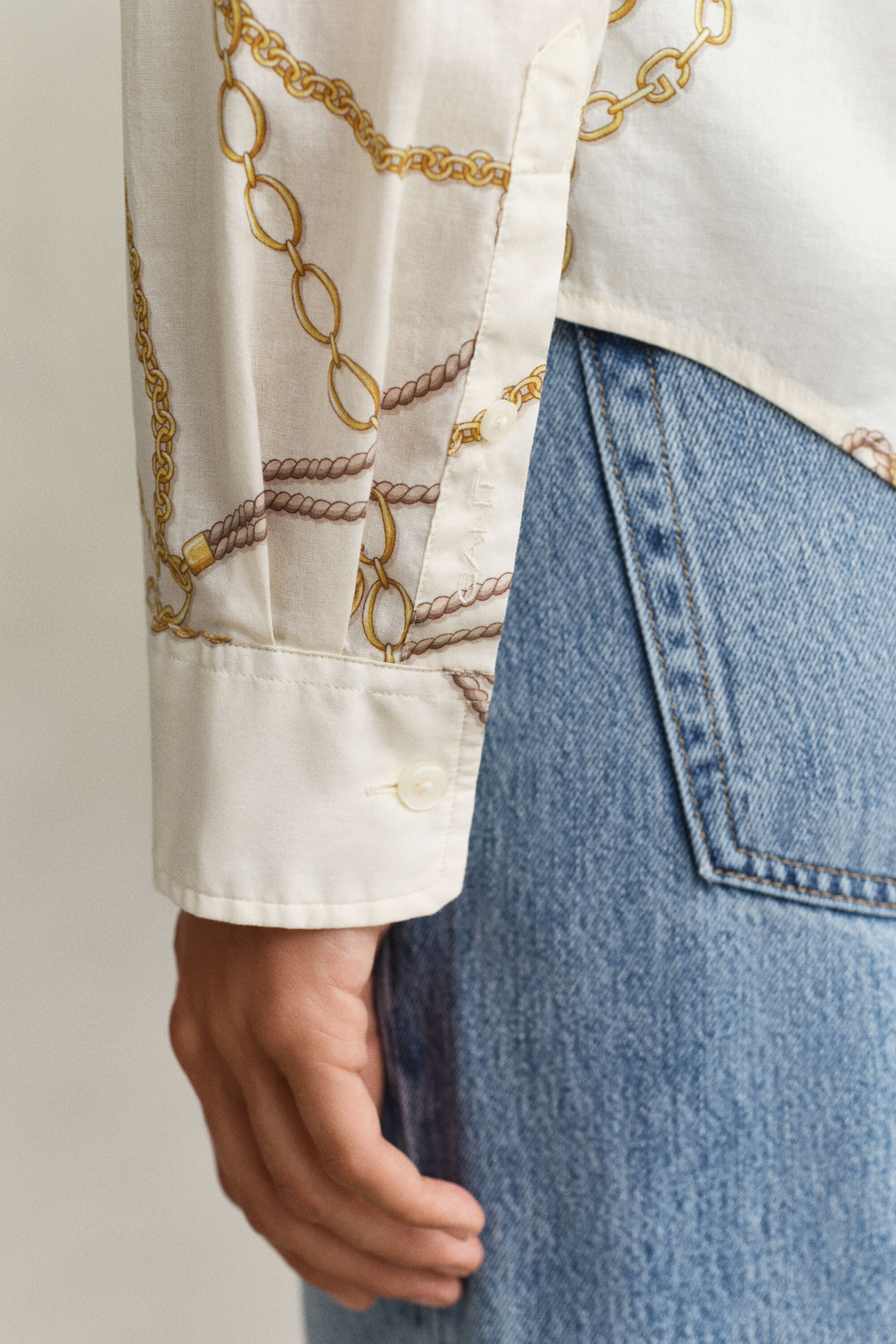 Bluse aus Baumwoll-Voile