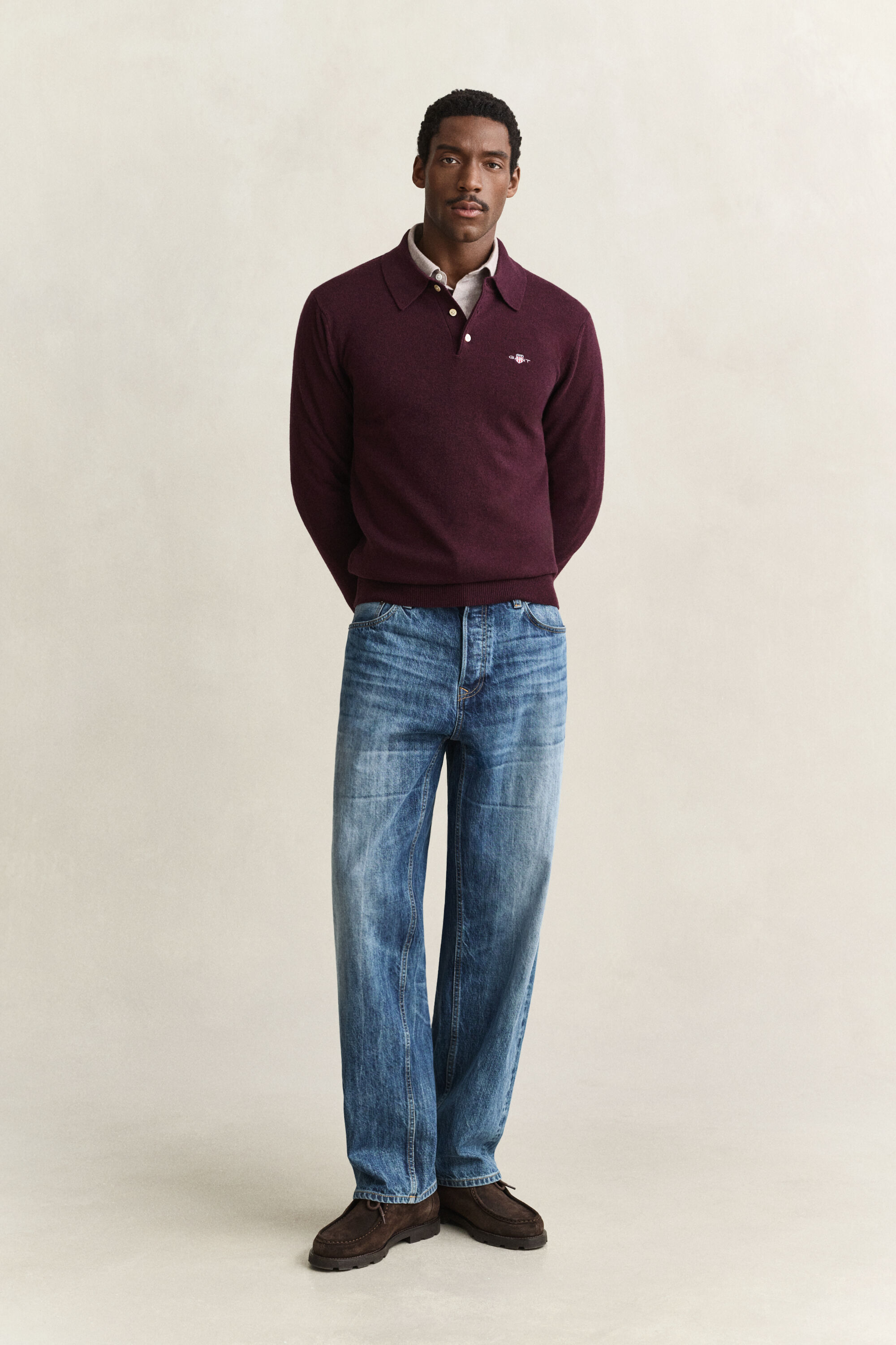 Superfine Lambswool Polopullover