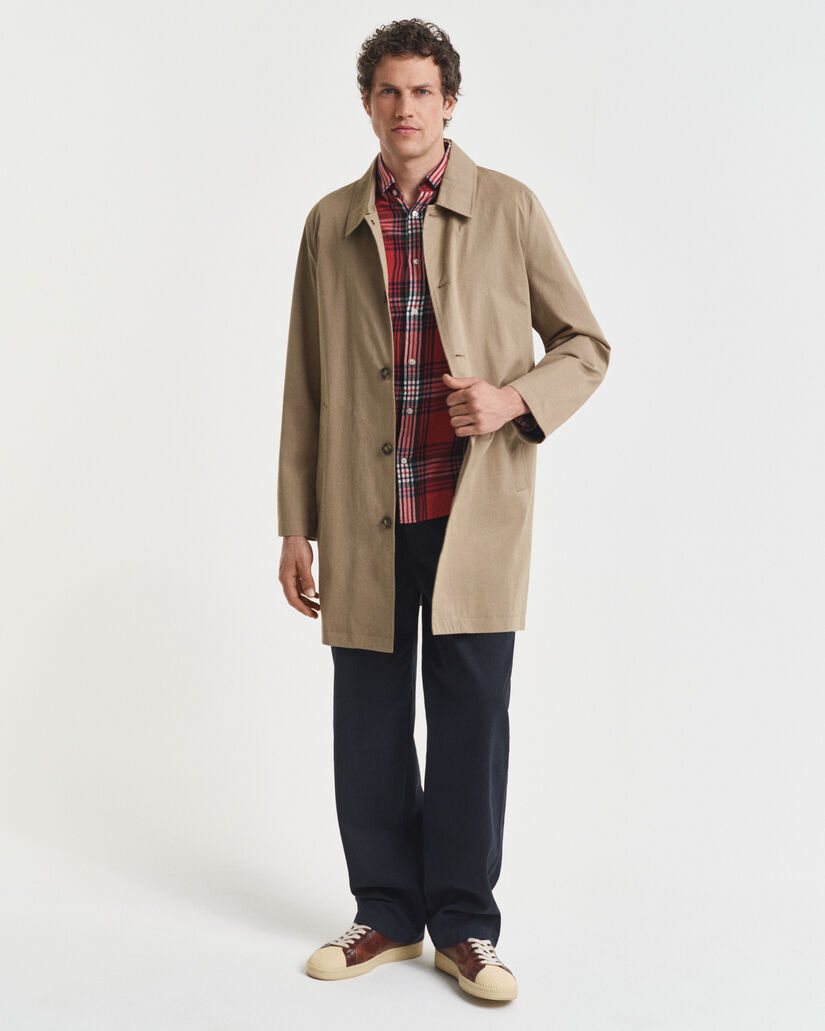 Regular Fit Windblown Flannel Karohemd