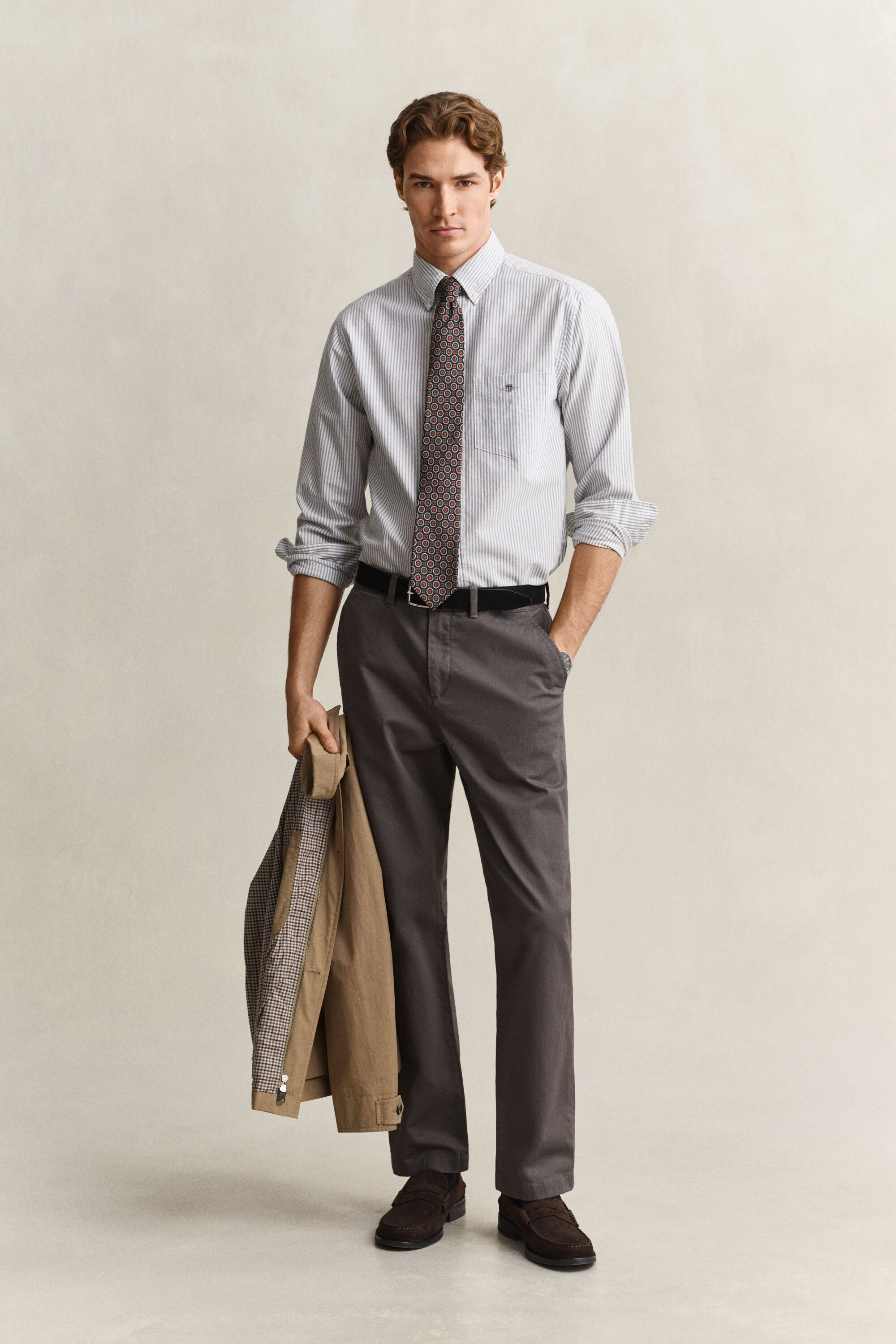 Banker Stripe Classic Oxford-Hemd