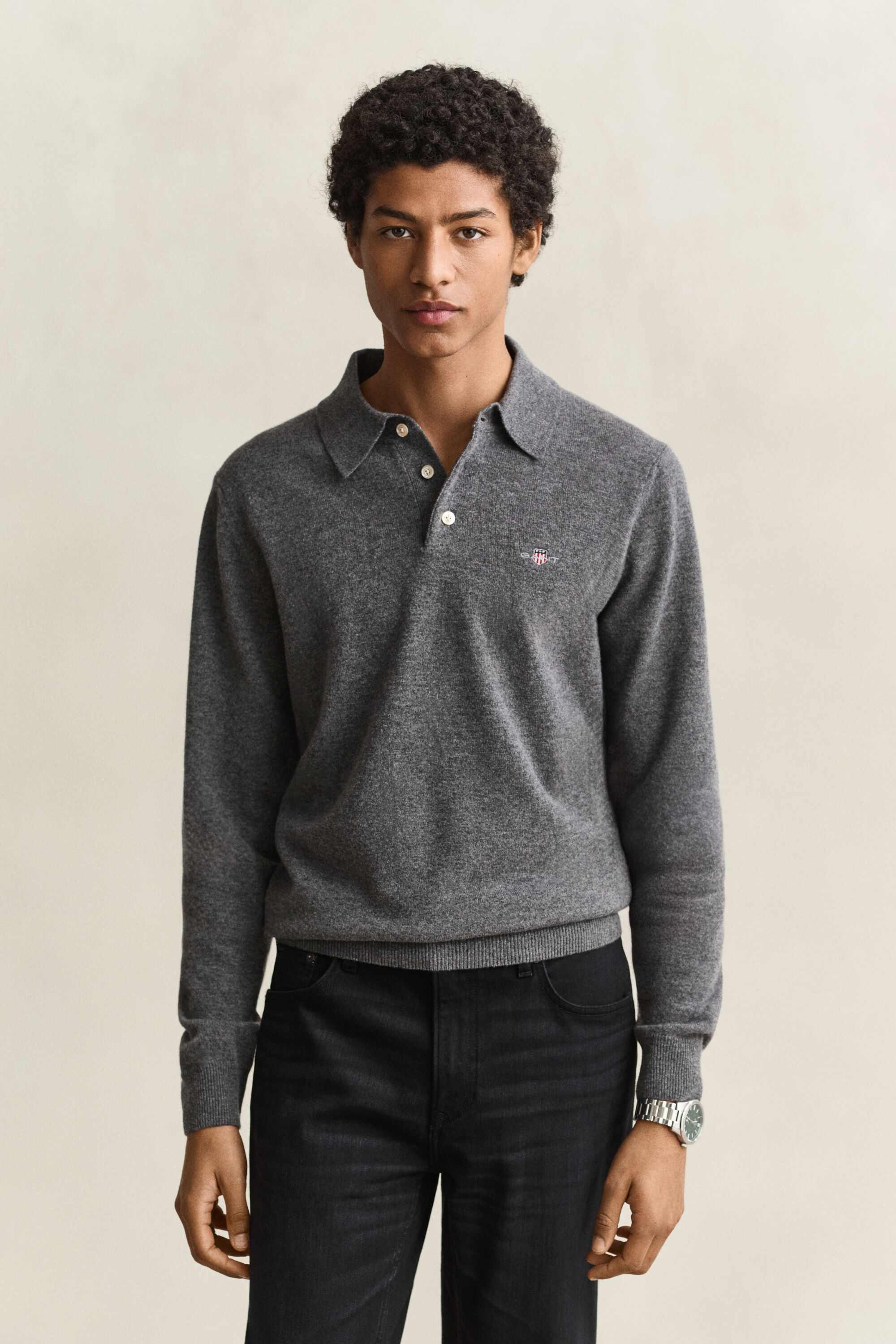 Superfine Lambswool Polopullover