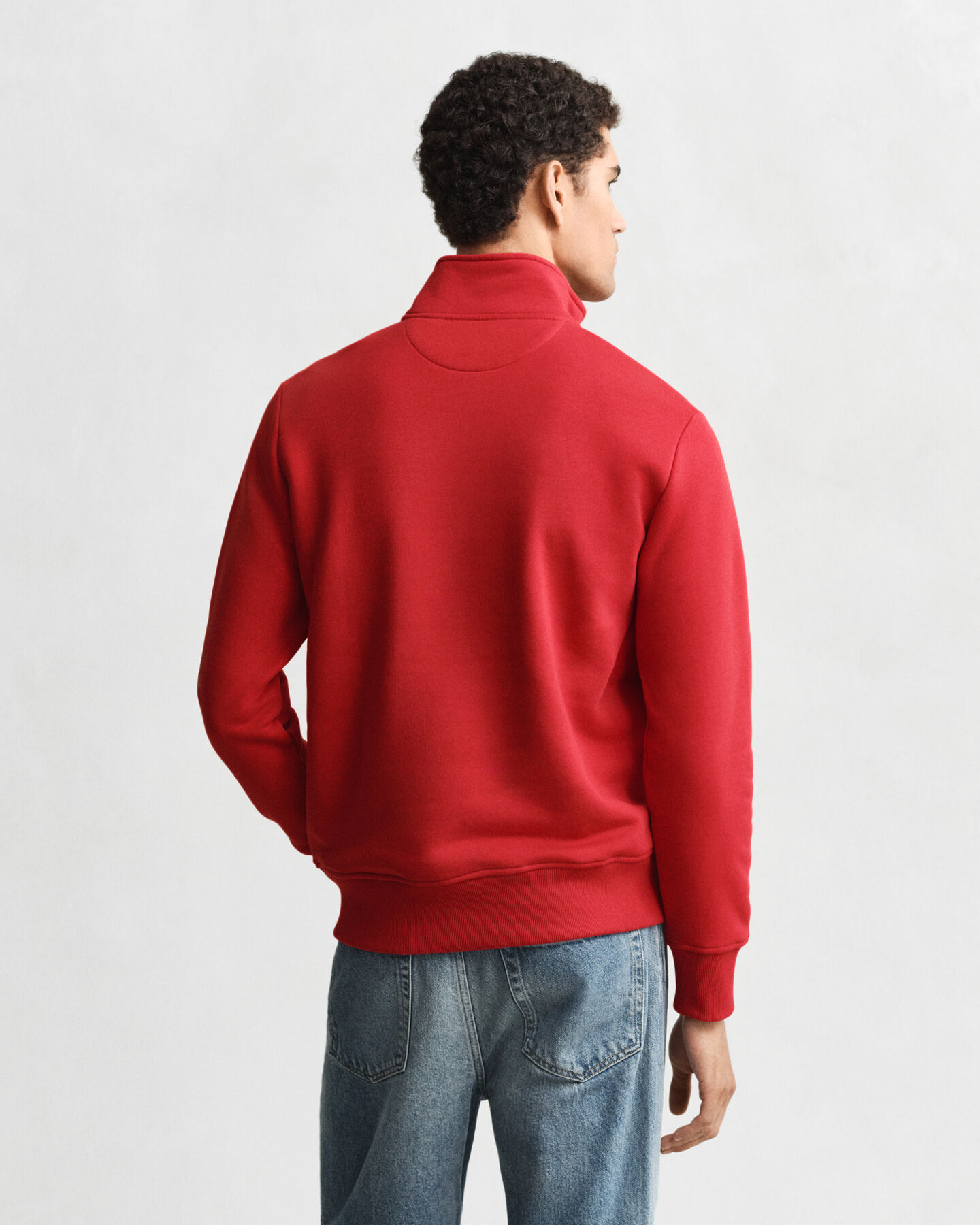 1949 Graphic Sweatshirt mit Rei&szlig;verschlusskragen