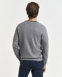 Klassischer V-Neck Pullover aus Baumwolle