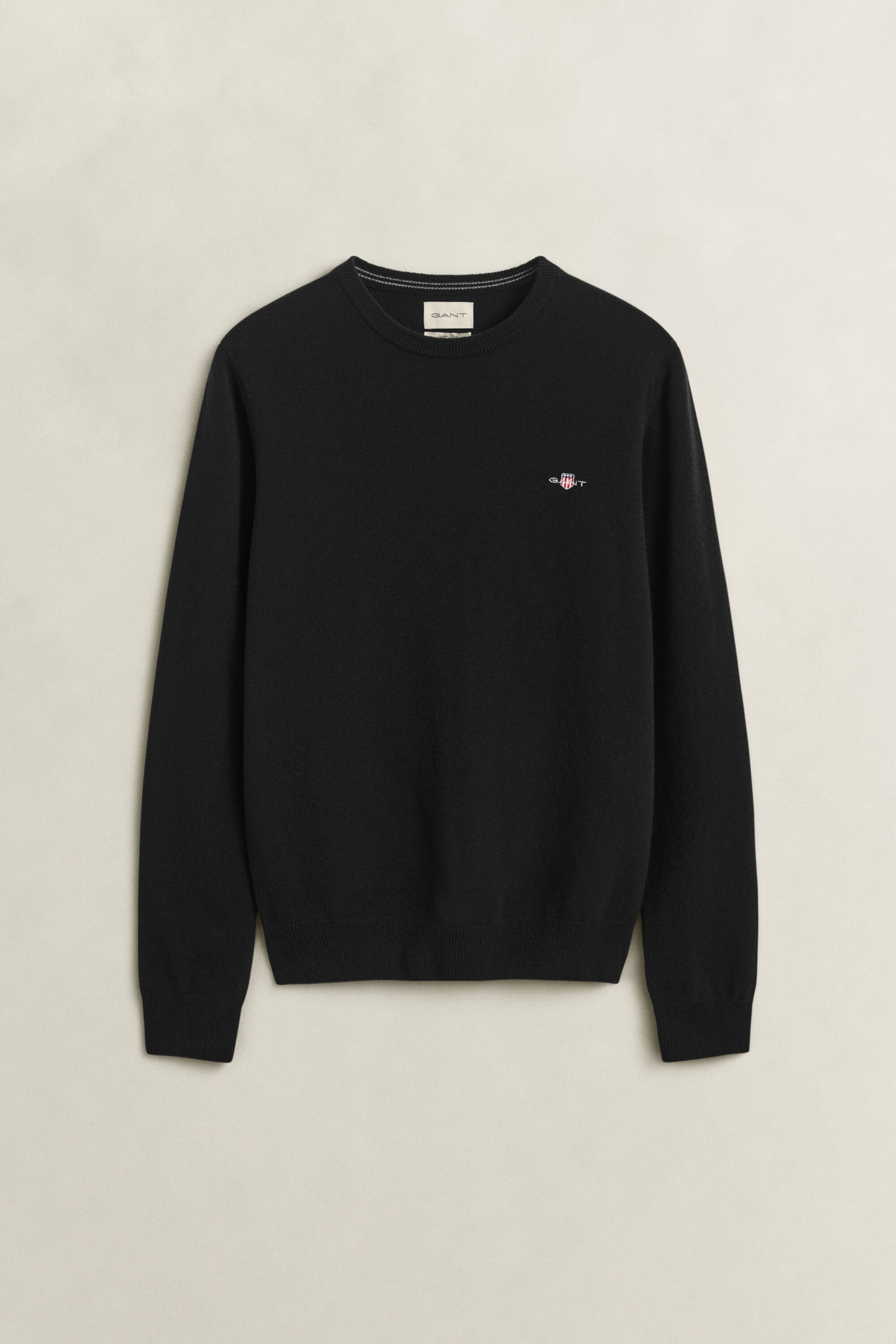 Rundhalspullover aus Lambswool