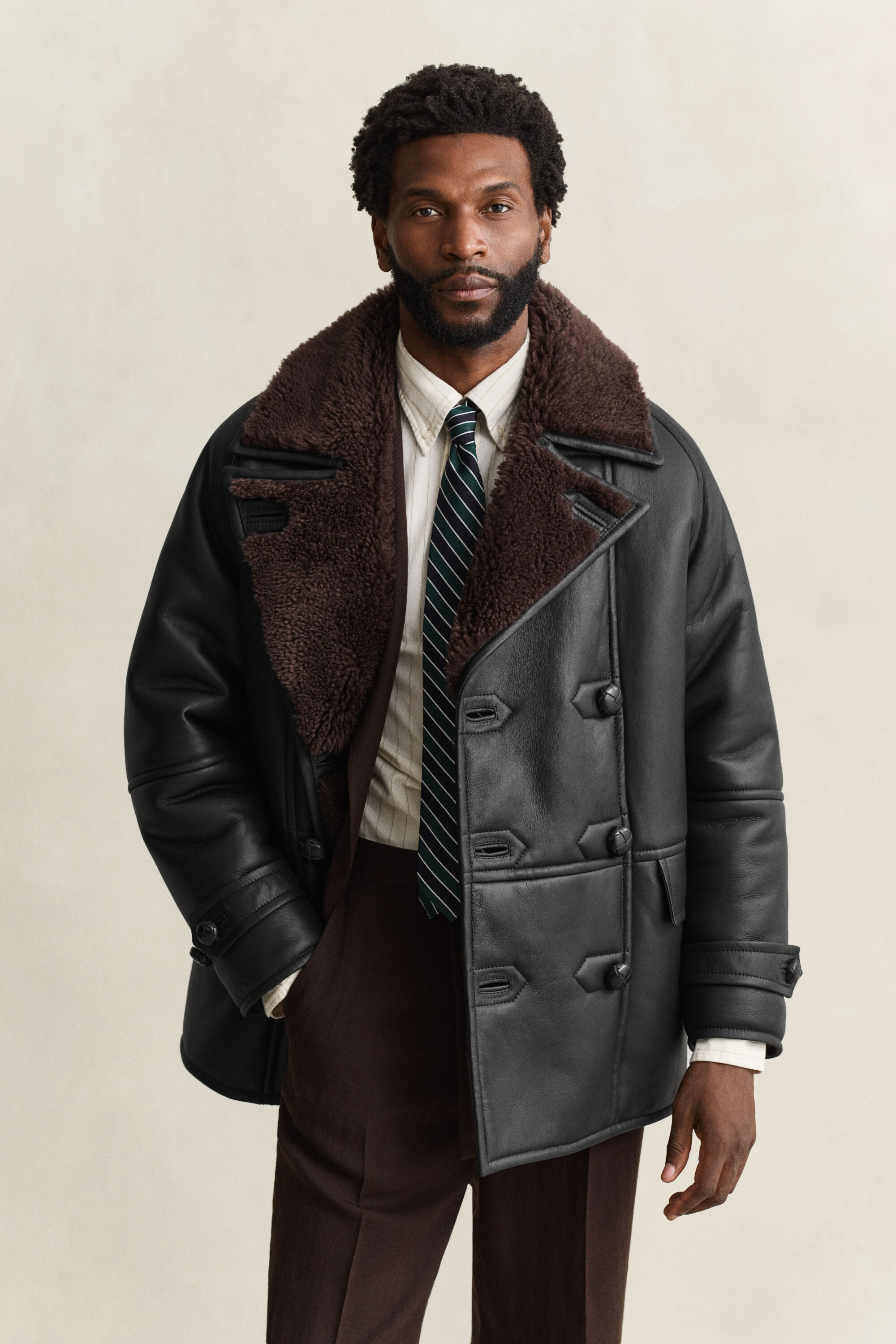 Caban aus Shearling