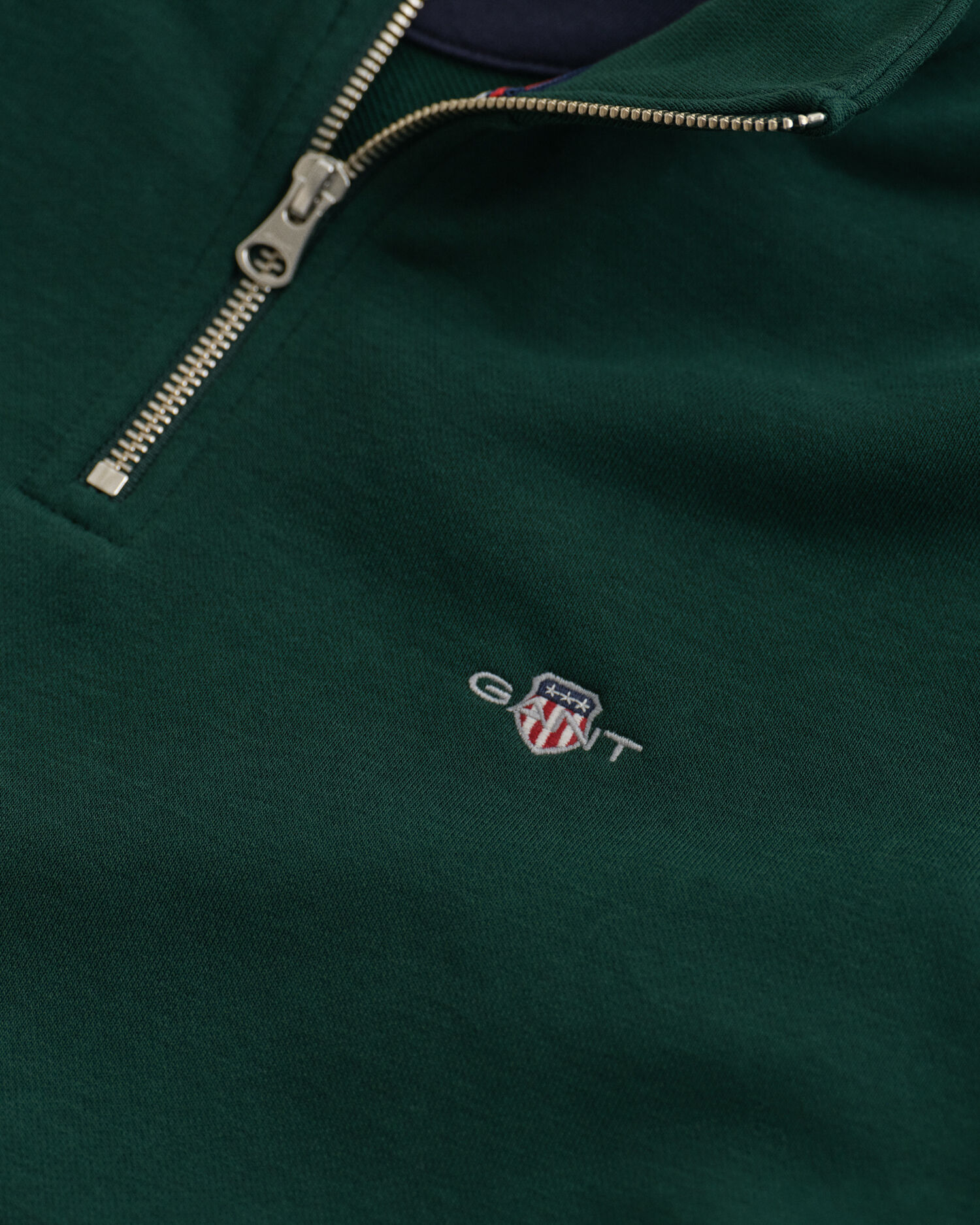 Shield Sweatshirt mit halblangem Reißverschluss