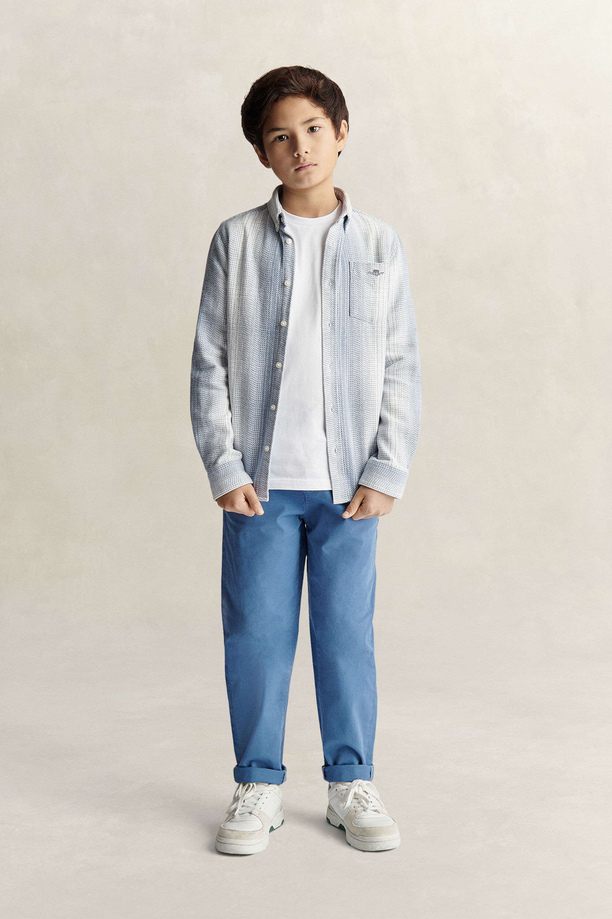Teen Boys Hemdjacke mit Karomuster