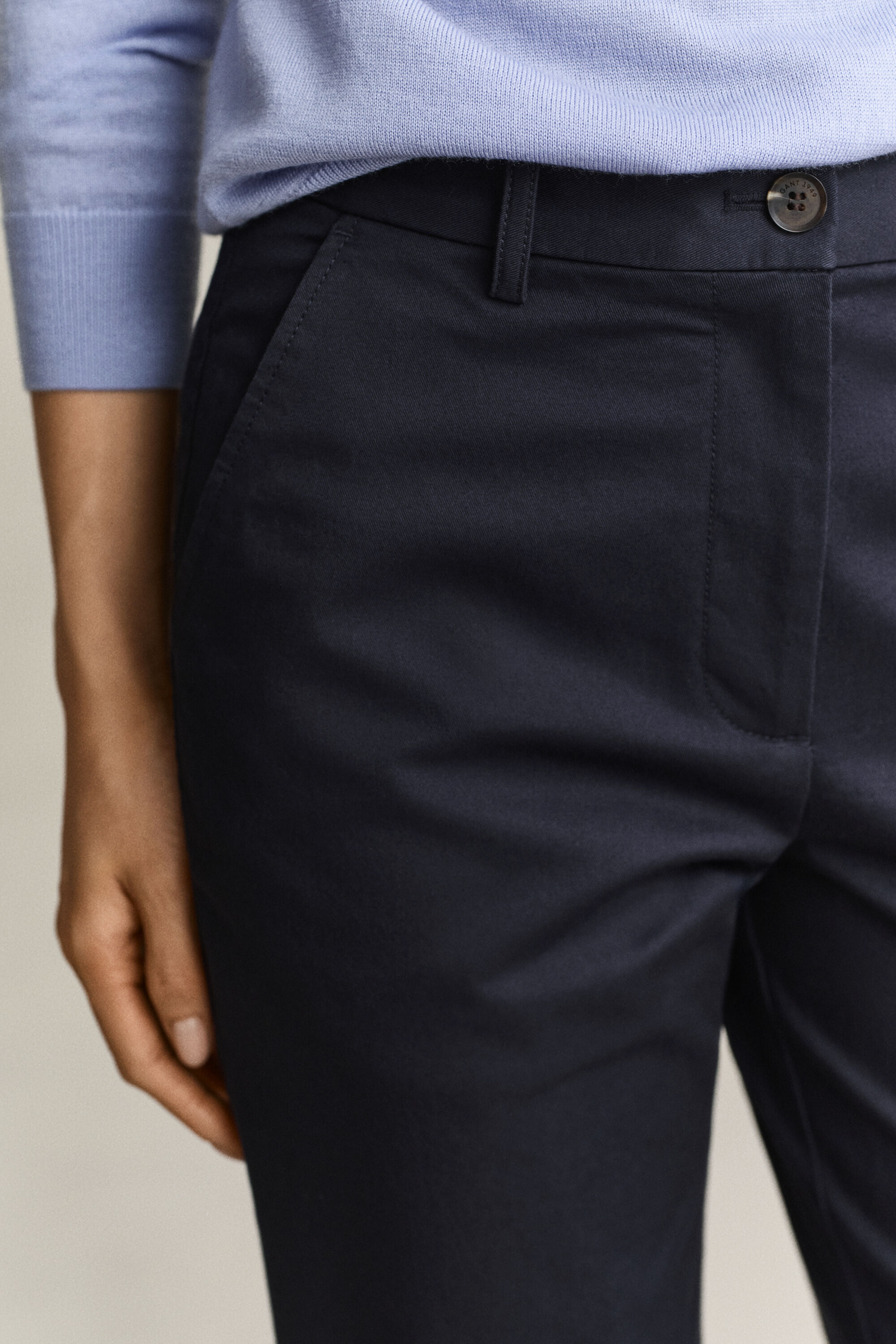 Classic Slim Fit Chinohose