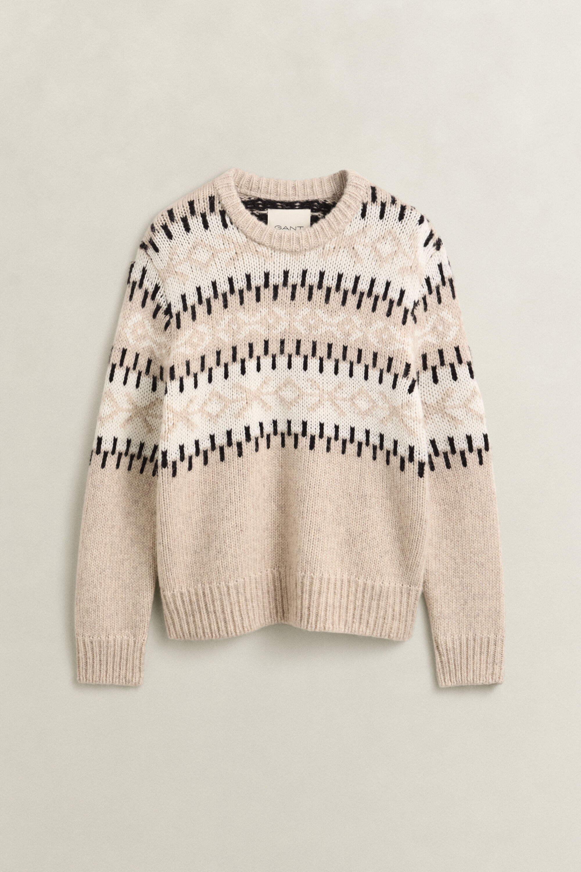 Jacquard-Pullover aus Alpaka-Woll-Gemisch