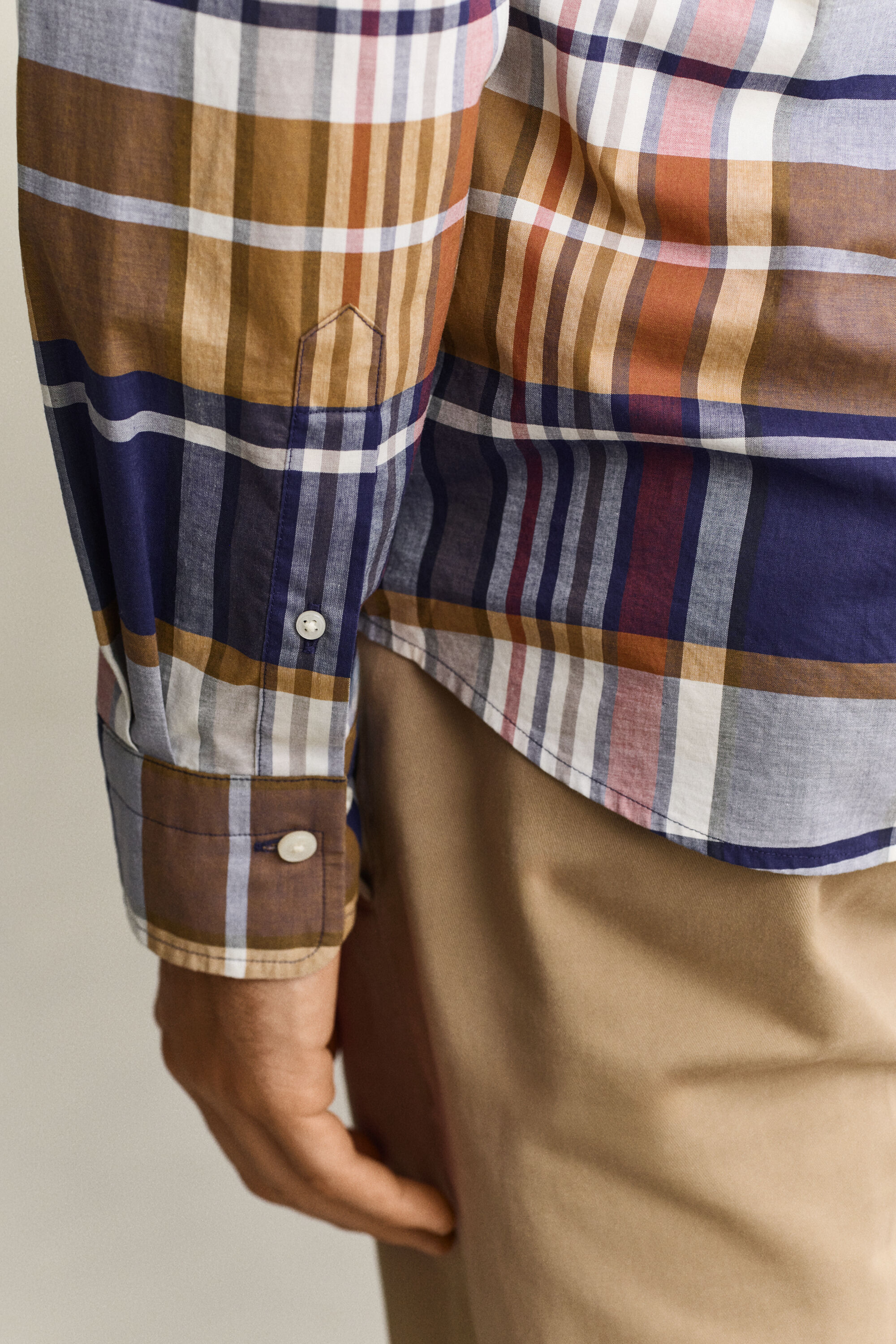 Gant x Yale Karohemd aus Popeline