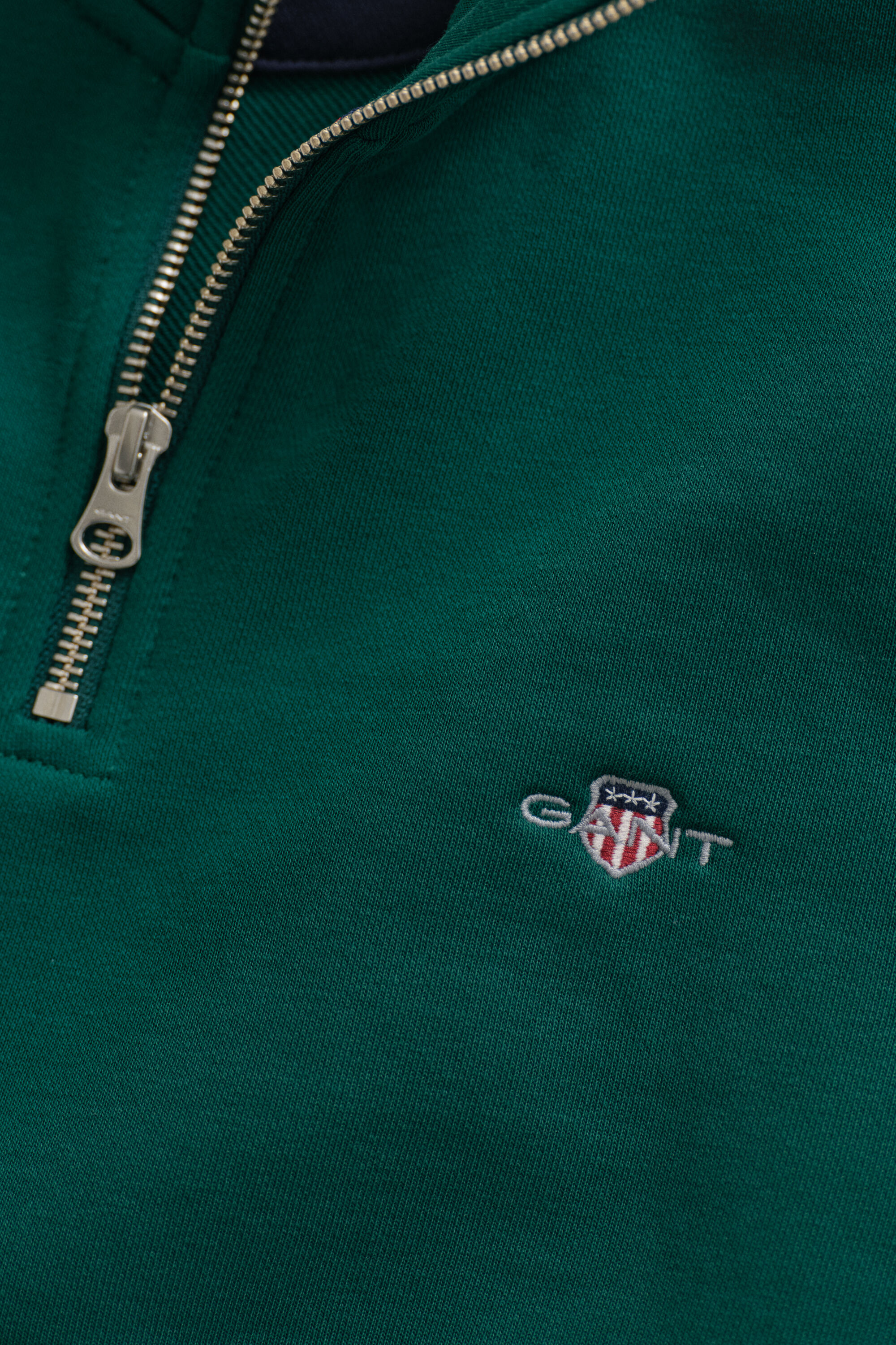 Shield Sweatshirt mit halblangem Reißverschluss