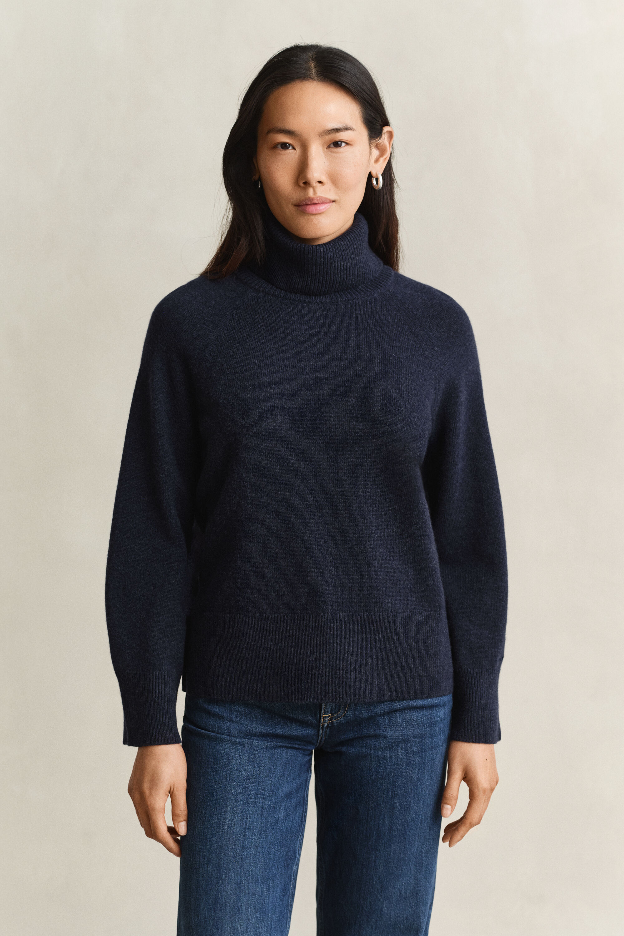 Rollkragenpullover aus Wolle und Kaschmir