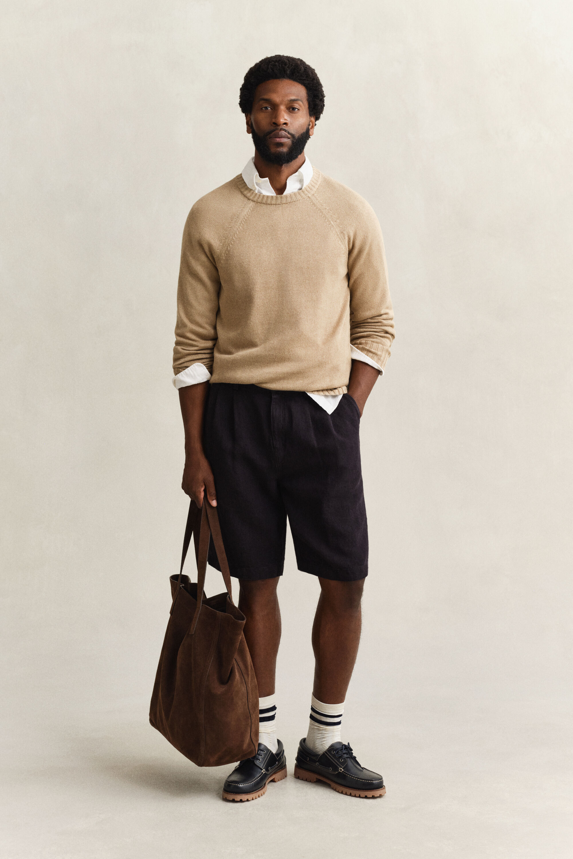 Pullover aus Leinenmix