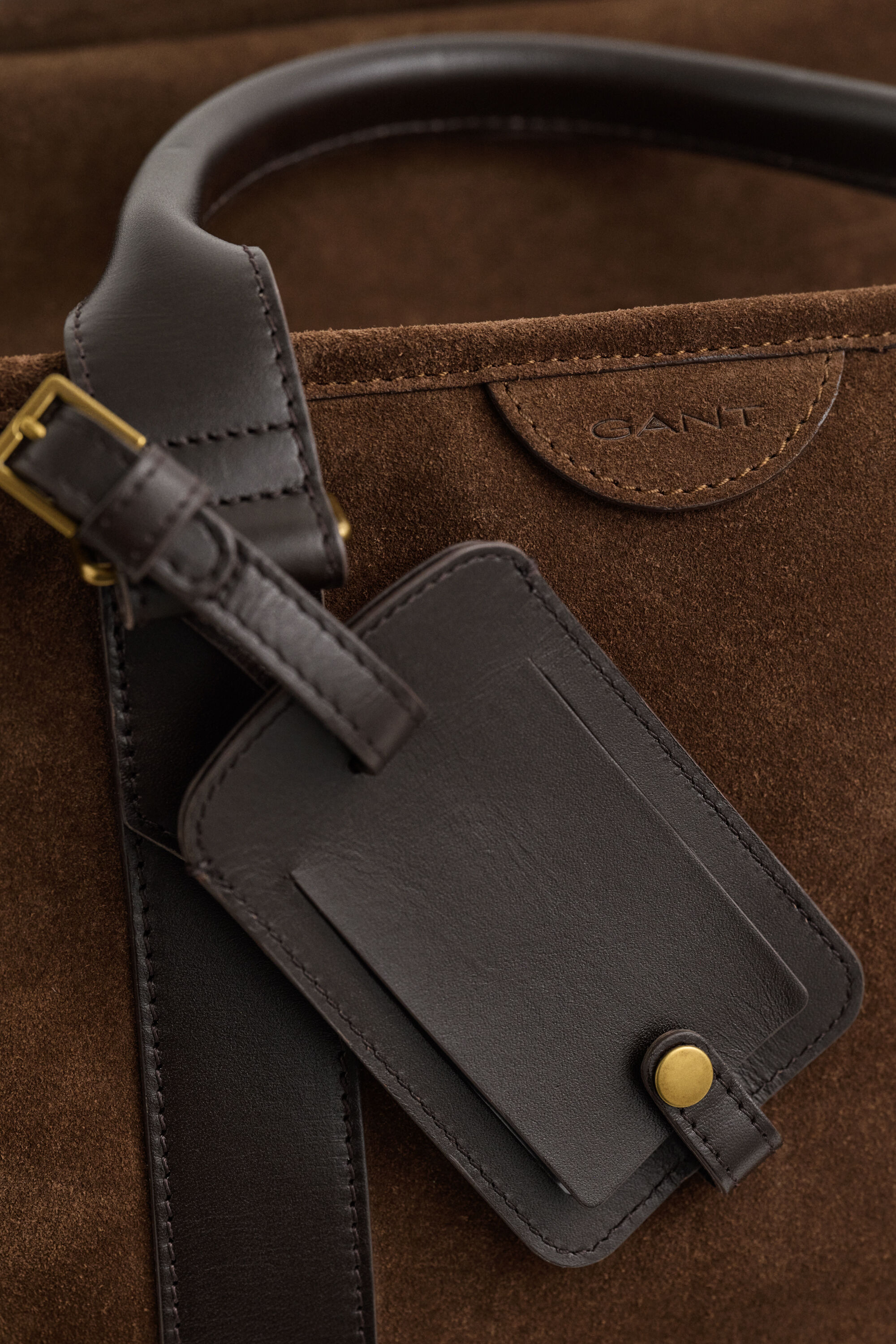 Duffel Bag aus Veloursleder