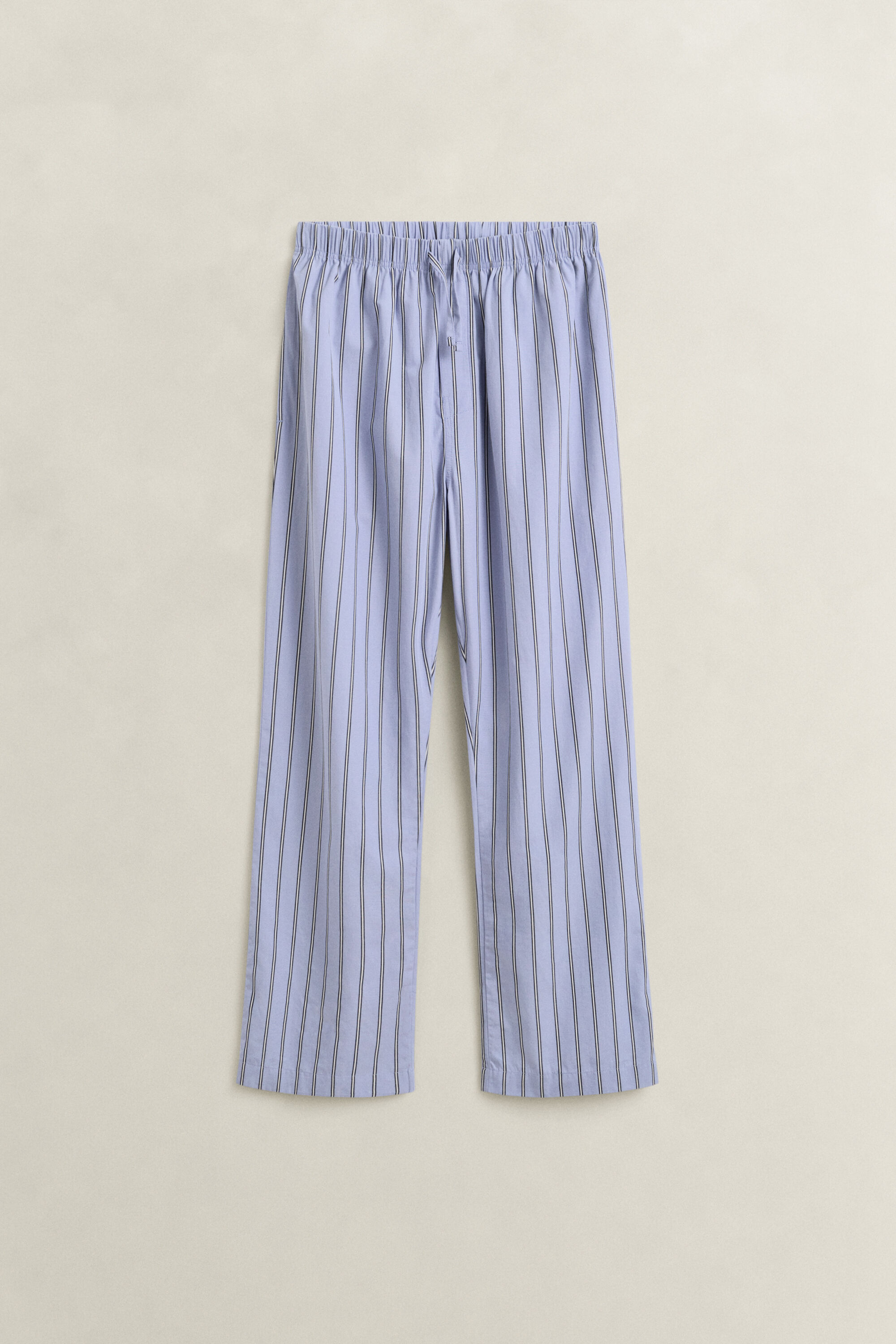 Gestreifte Pyjamahose aus Popeline